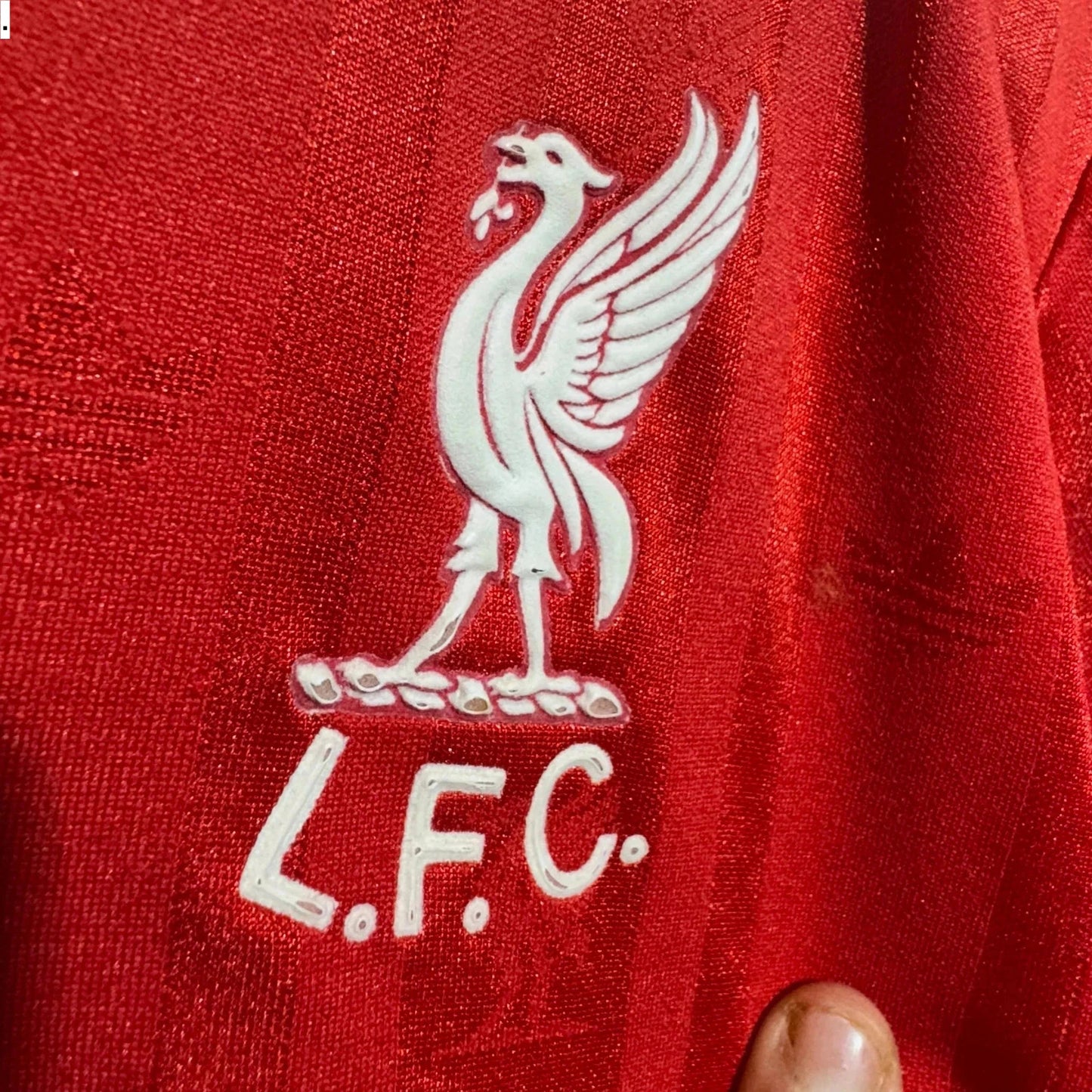 Vintage 1986 Liverpool Shirt Original Adidas Candy - Small
