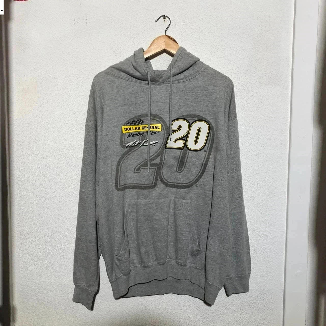 Vintage Grey Nascar Hoodie - XL