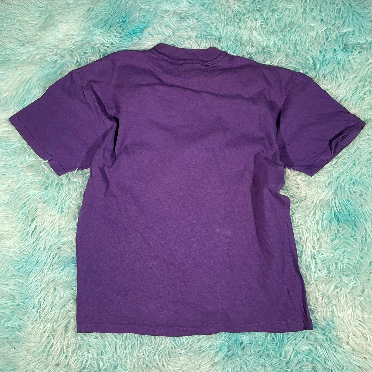 Vintage 80s Purple Jazz Graphic T Shirt - Medium
