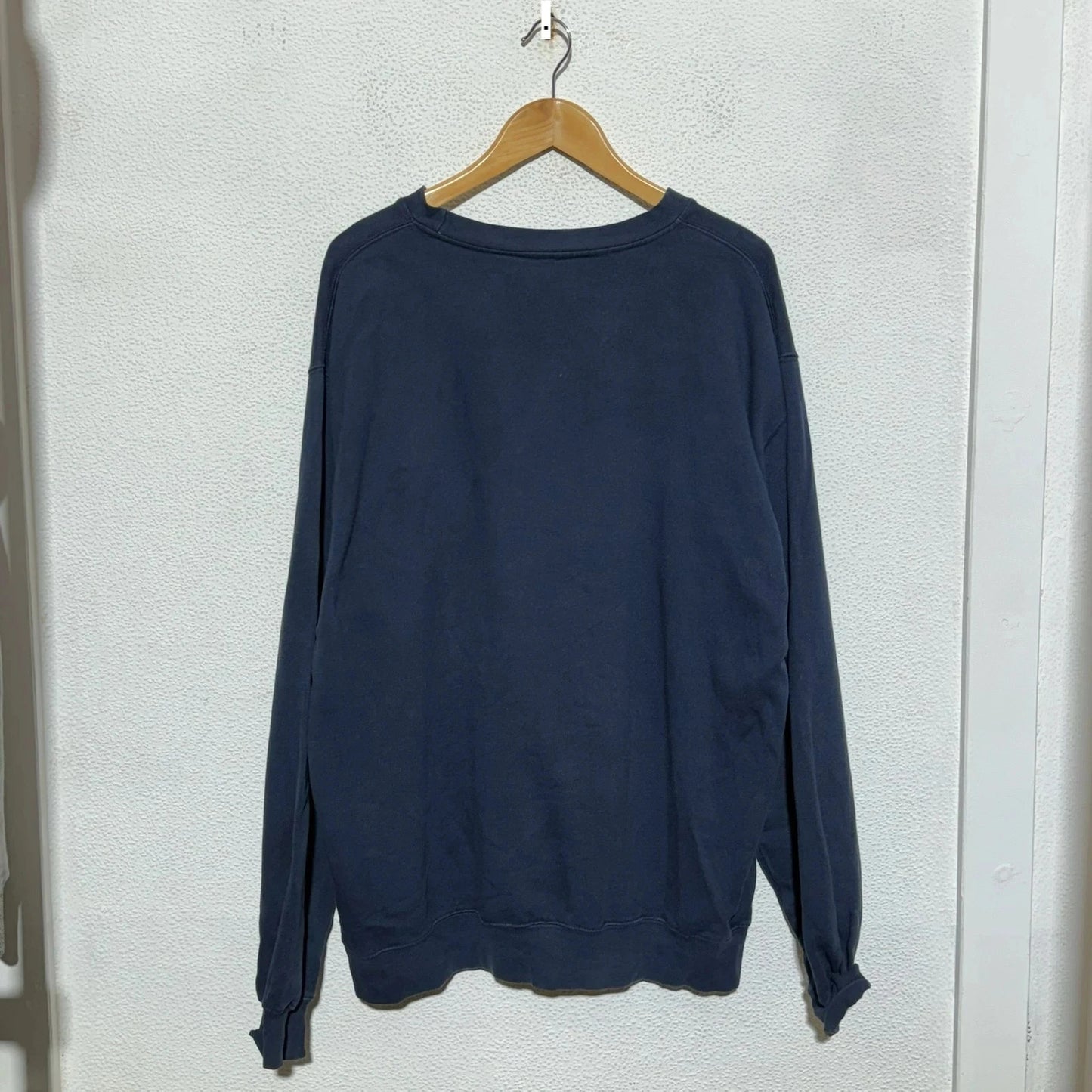 Vintage 90s Navy Timberland Sweatshirt Logo - Large