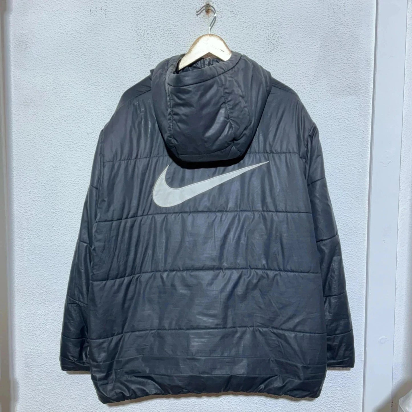 Black Nike Puffer Jacket Coat Swoosh - XXL