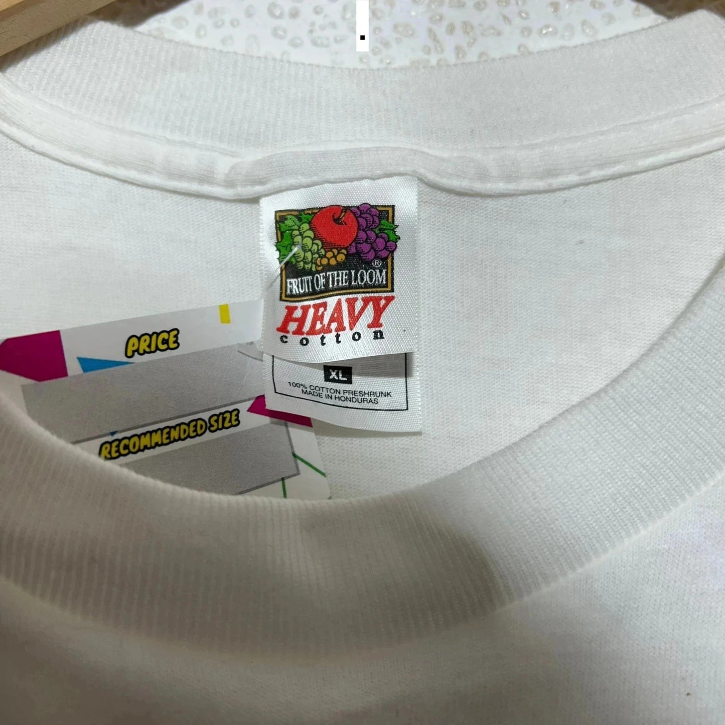 Vintage 90s White Graphic T Shirt - XL