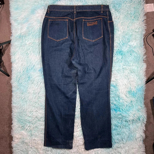 Vintage Blue Gloria Vanderbilt by Murjani Jeans Tapered - 38W 30L