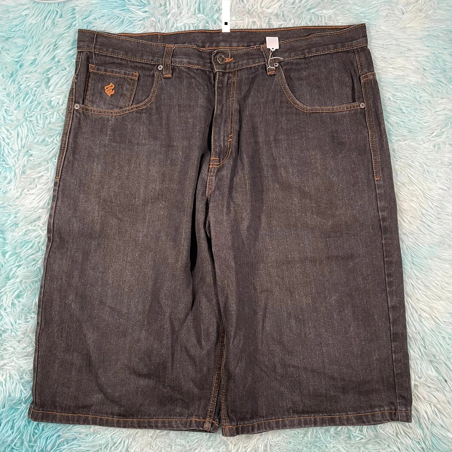 Vintage 90s Black Rocawear Jean Shorts Jorts - 42W