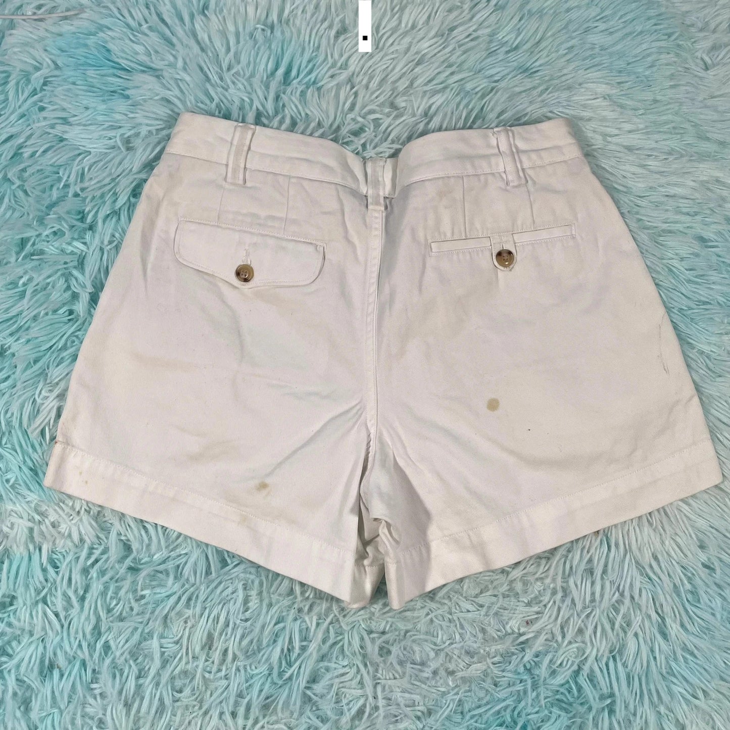 White Polo Ralph Lauren Chino Shorts - Size 4