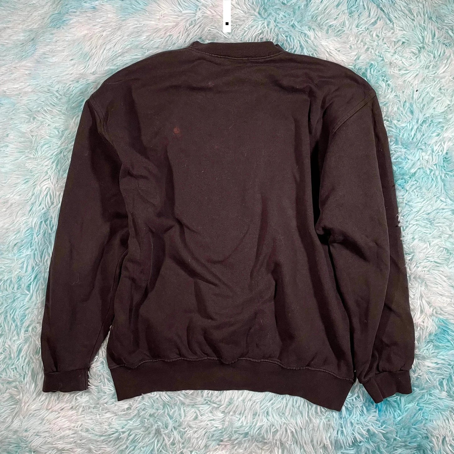 Vintage 90s Black Champion Sweatshirt Spellout - XL