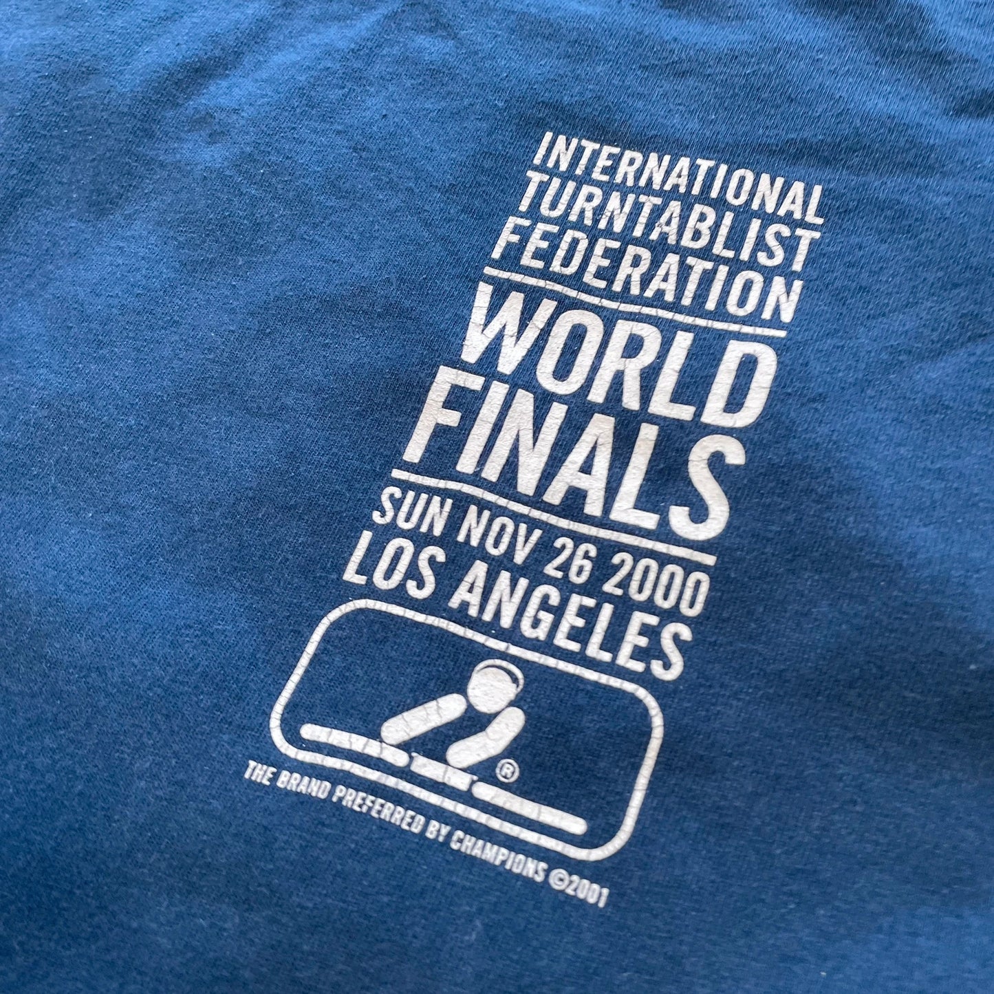 Vintage 2000 International Turntablist Federation T Shirt - XL
