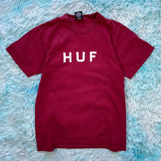 Red HUF T Shirt - Medium