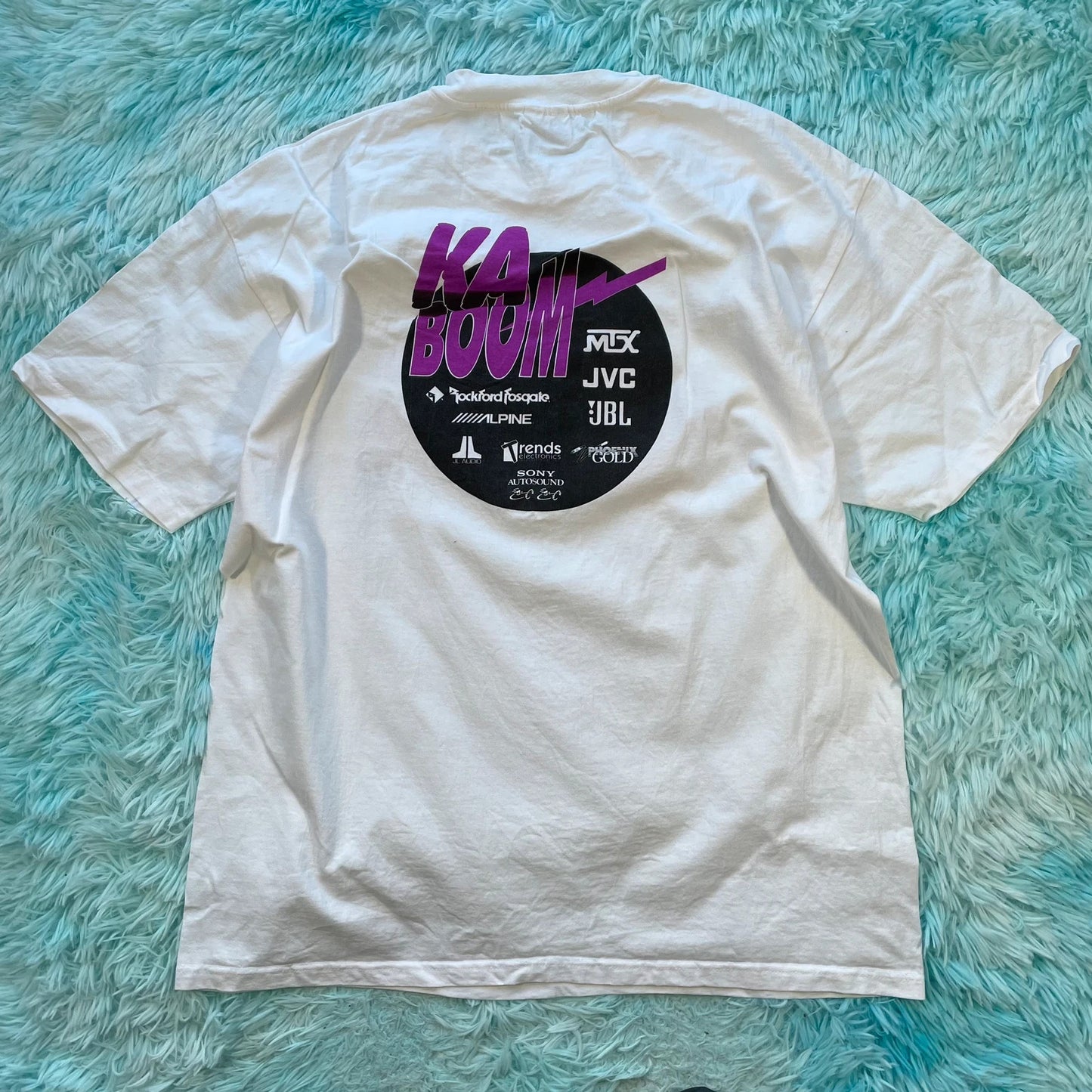 Vintage 90s White Canadian Radio Graphic T Shirt - XL