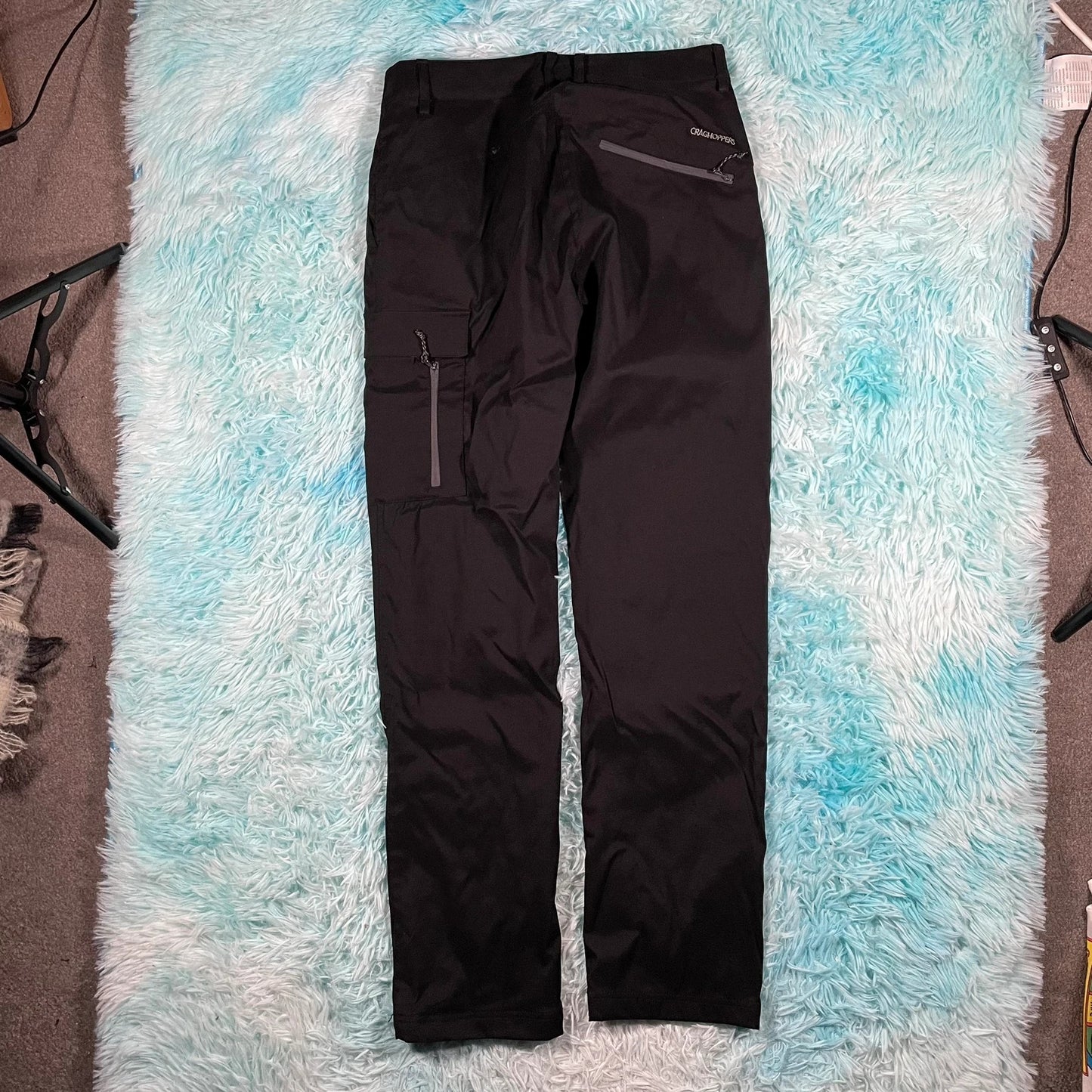 Black Craghoppers Hiking Trousers - Size 10