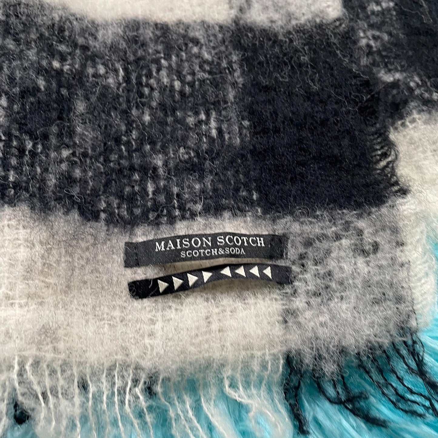 Black & White Maison Scotch & Soda Scarf