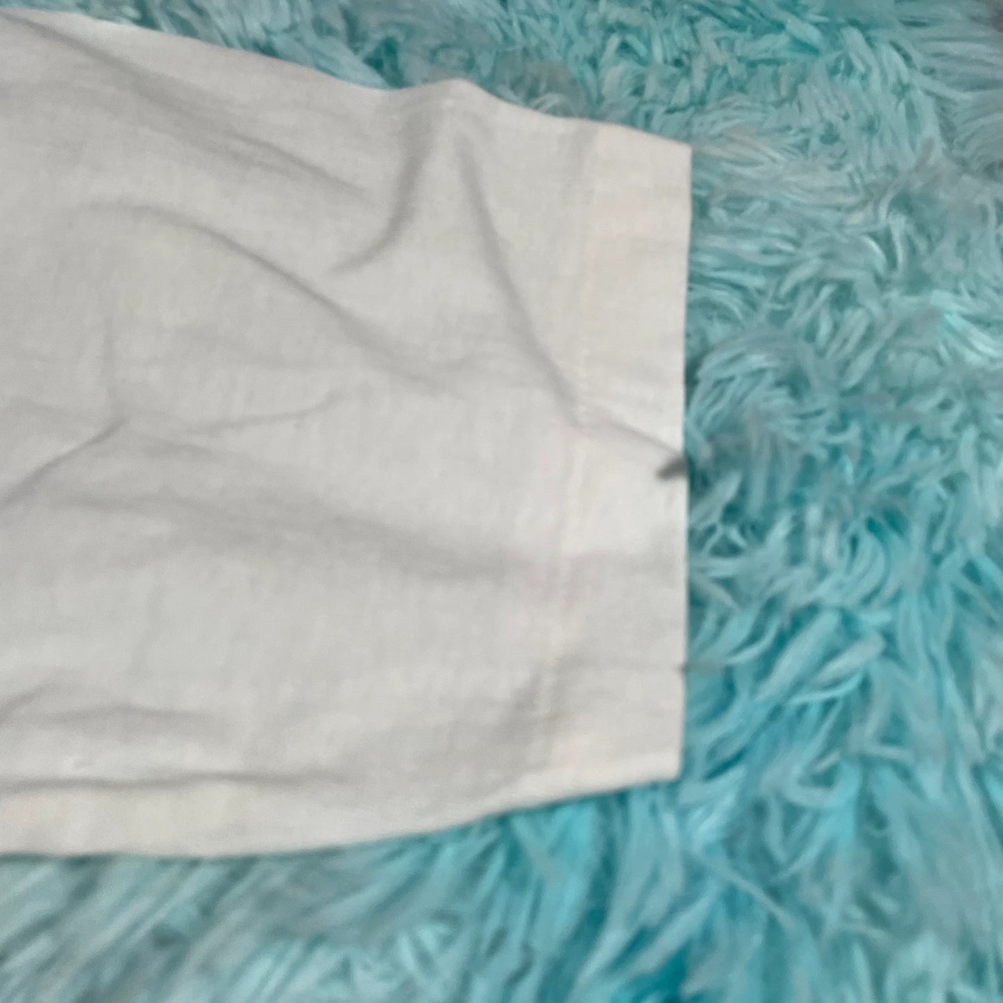 Vintage 90s White Cat Graphic T Shirt - Small