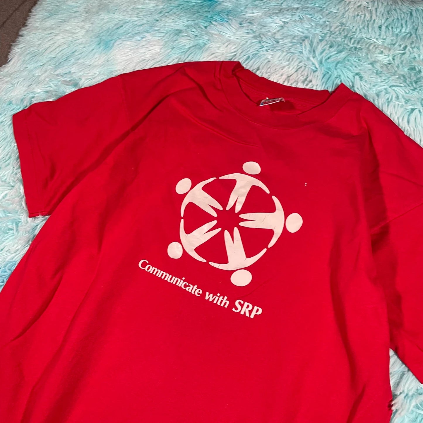 Vintage 90s Red SRP Graphic T Shirt - XL
