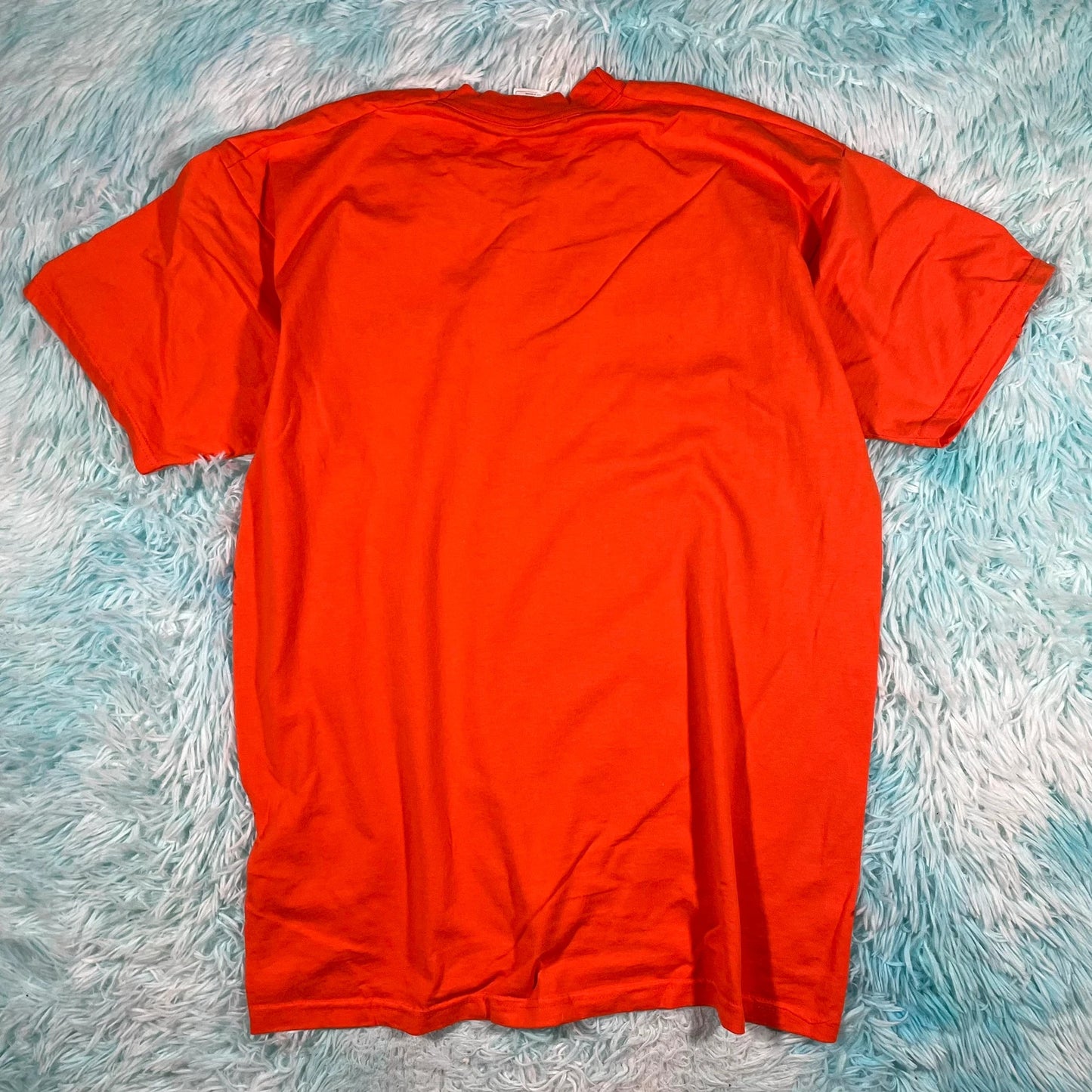 Vintage 90s Orange The Centre Company Graphic T Shirt - XL