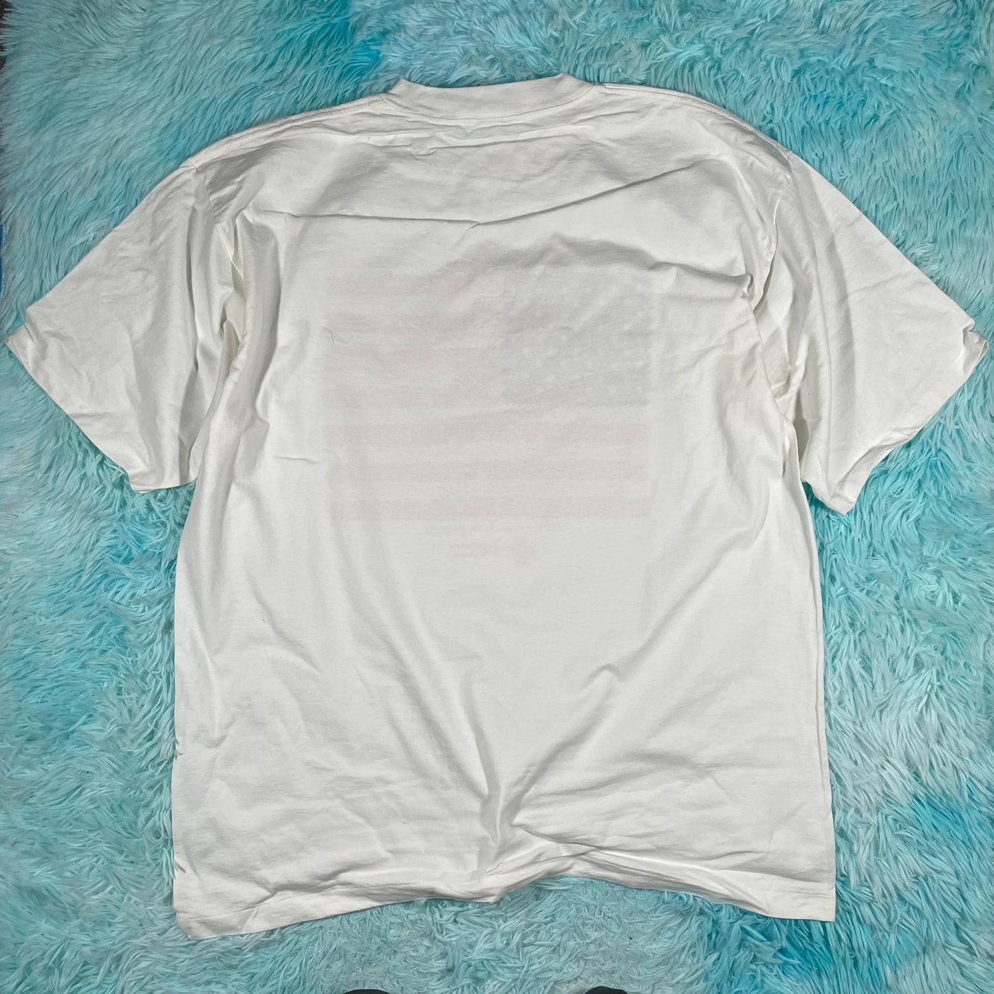 Vintage 90s White USA Red Cross T Shirt - XXL