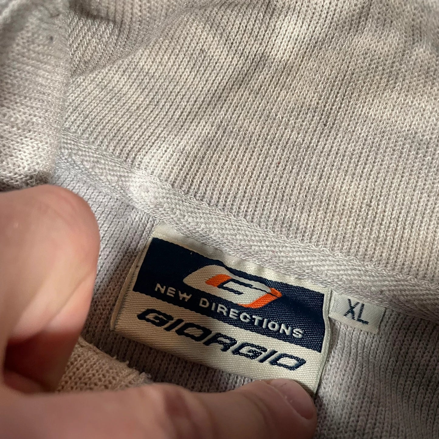 Vintage 90s Red & Grey Giorgio 1/4 Zip - XL