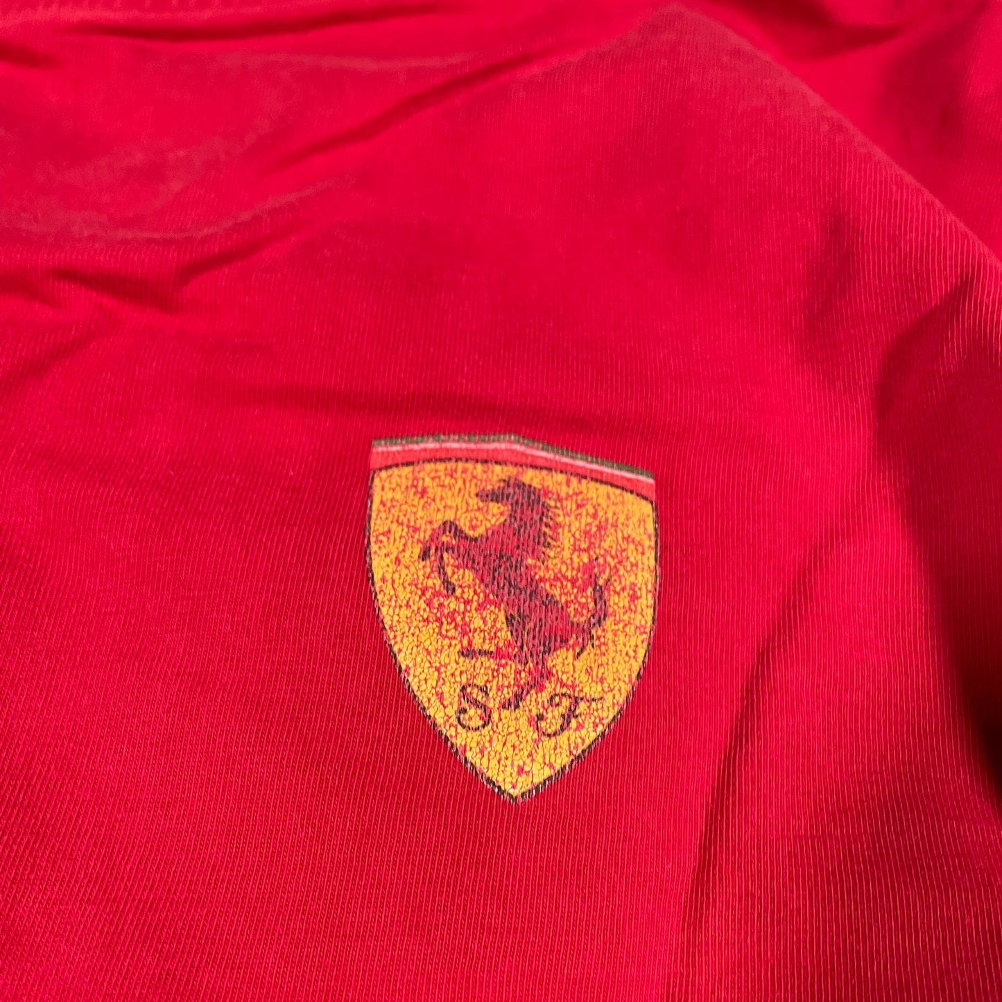 Vintage 90s Red Ferrari Graphic T Shirt - XL