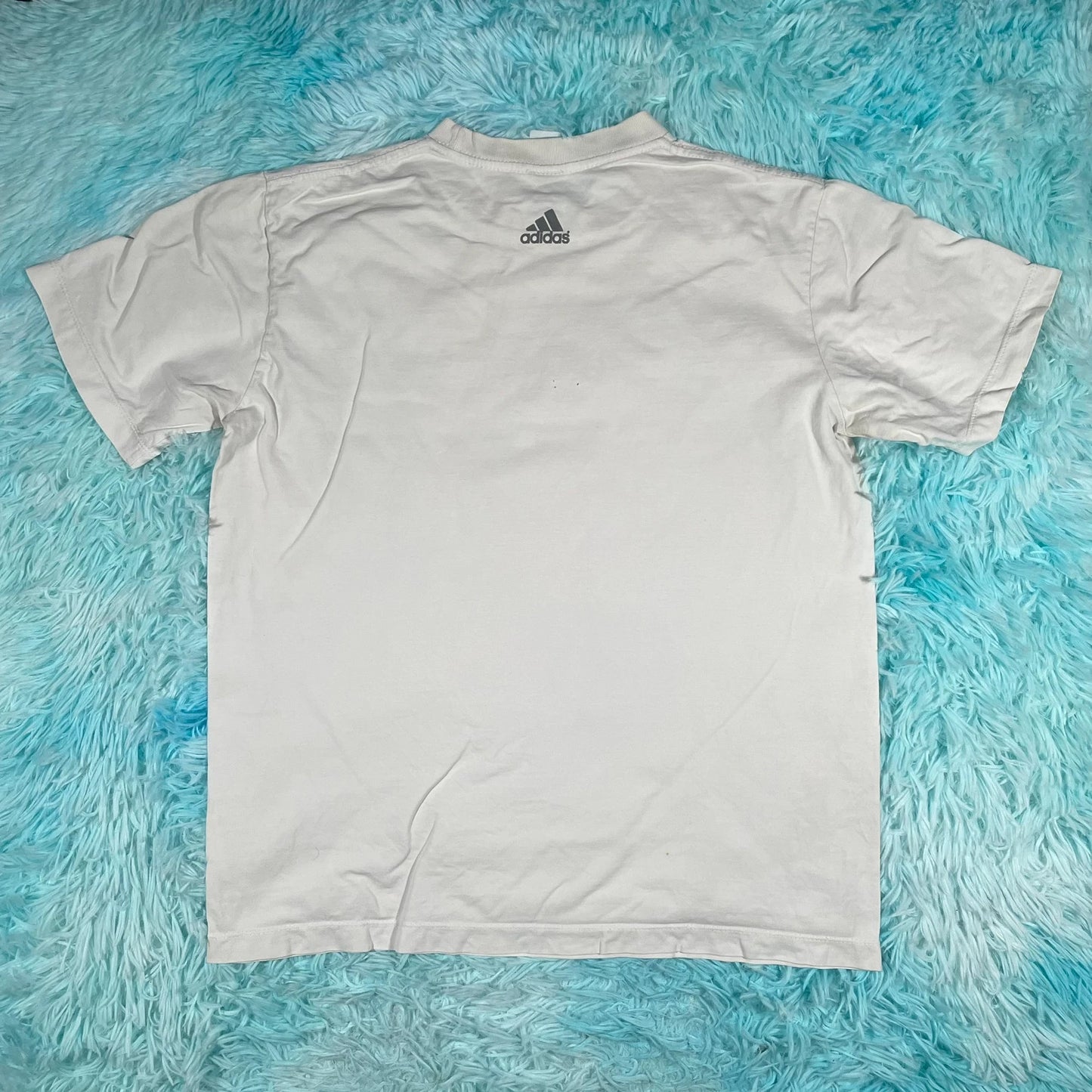 Vintage 90s White Adidas T Shirt - Large