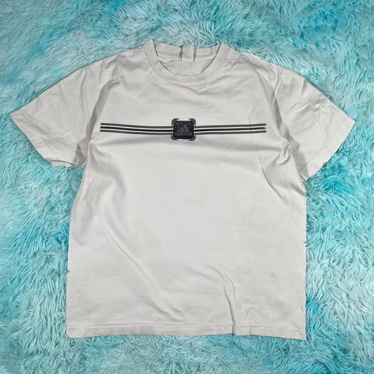 Vintage 90s White Adidas T Shirt - Large