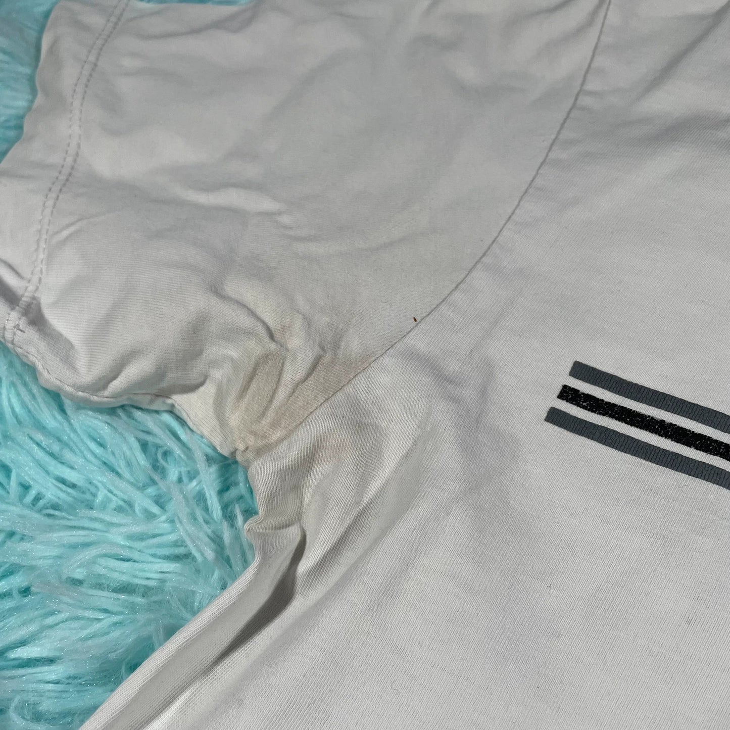 Vintage 90s White Adidas T Shirt - Large
