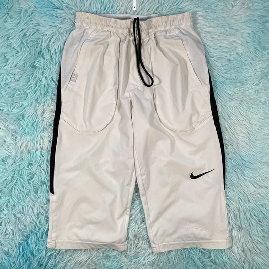 Vintage 00s White Nike Running Shorts - Small