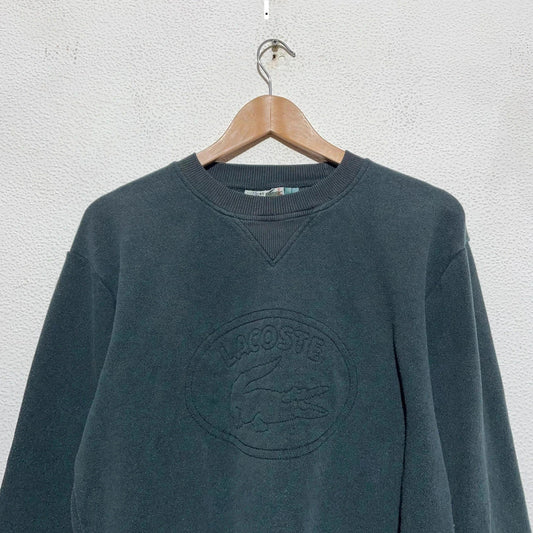 Vintage 90s Black Chemise Lacoste Sweatshirt - Small