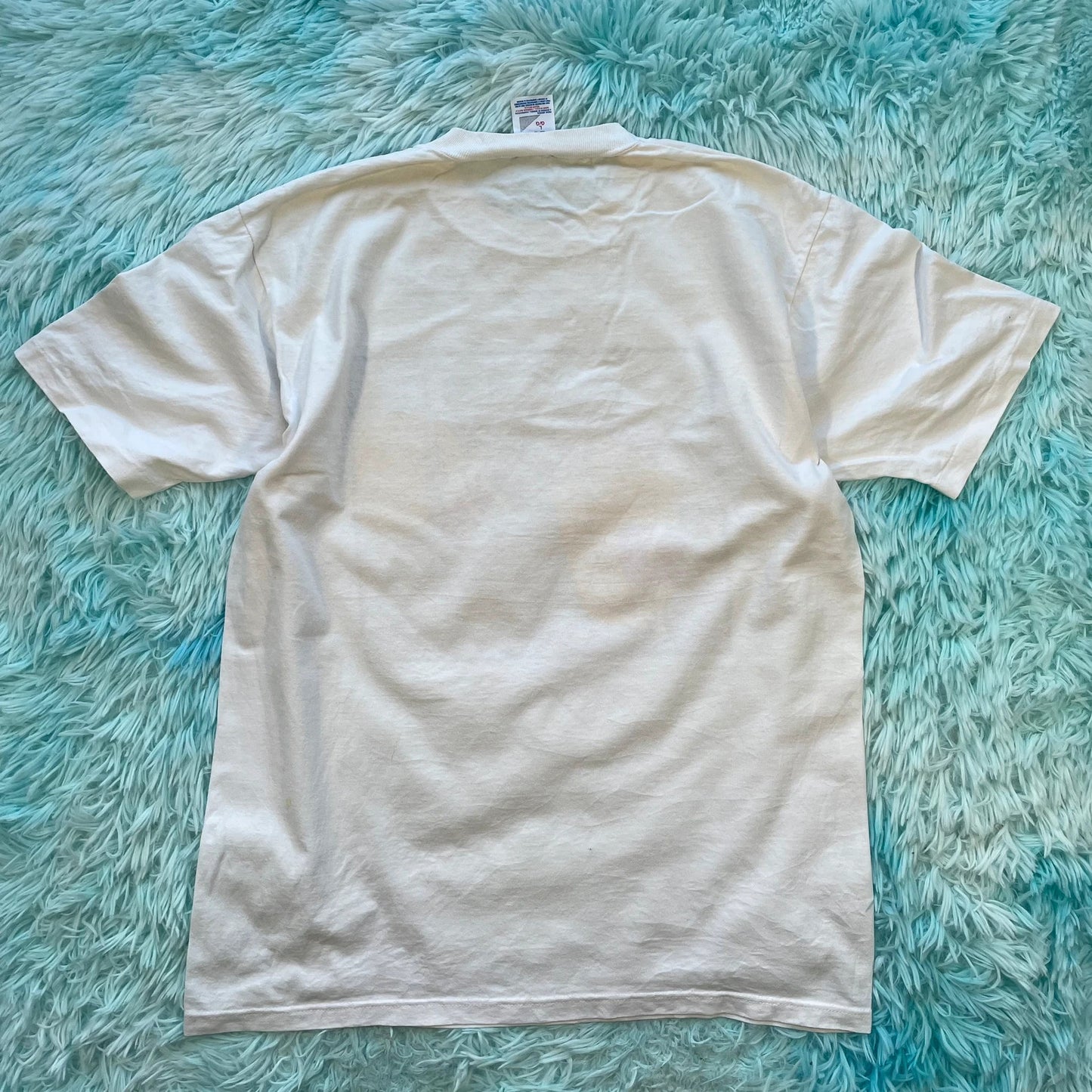 Vintage 90s White Comedy Graphic T Shirt - L