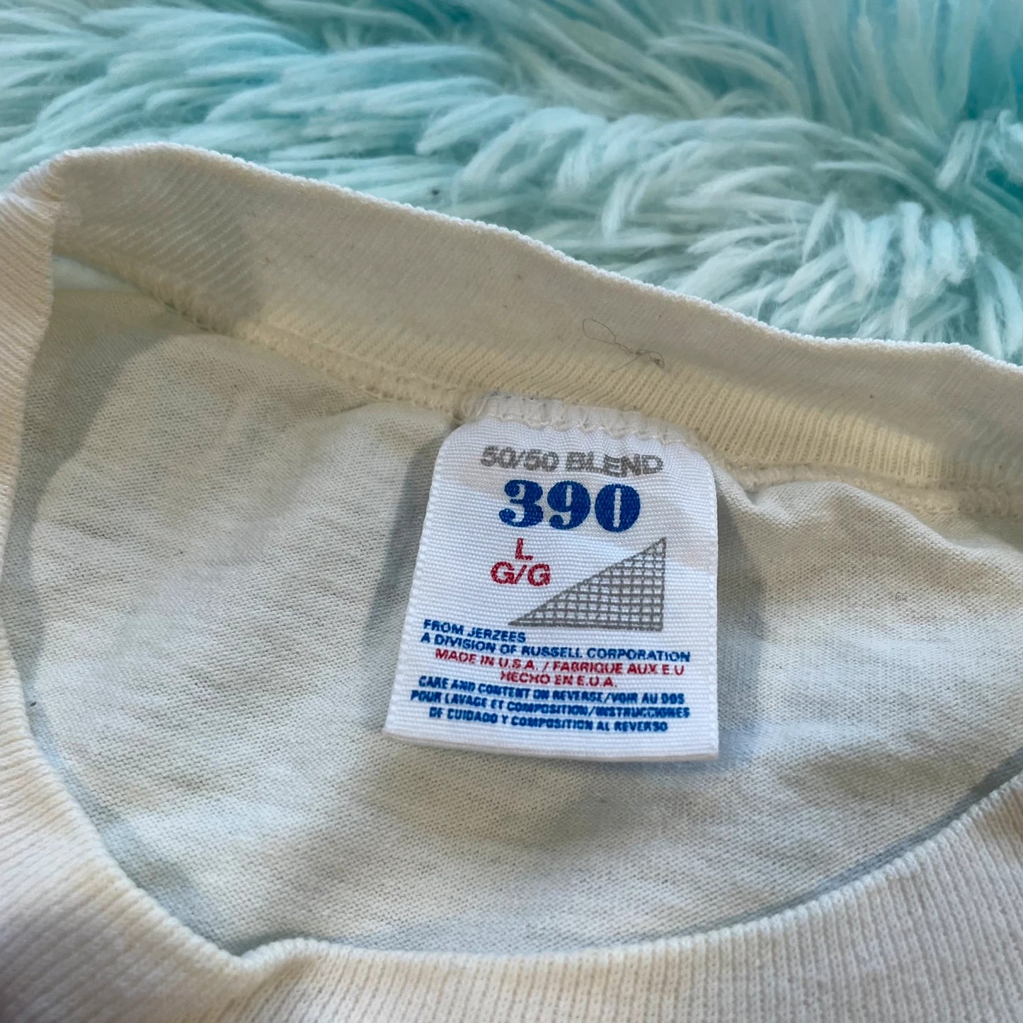 Vintage 90s White Comedy Graphic T Shirt - L