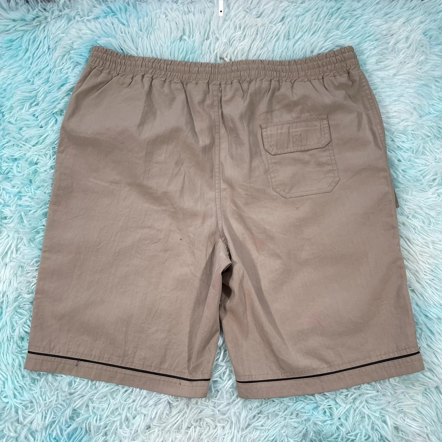 Vintage 90s Beige Running Shorts - XL
