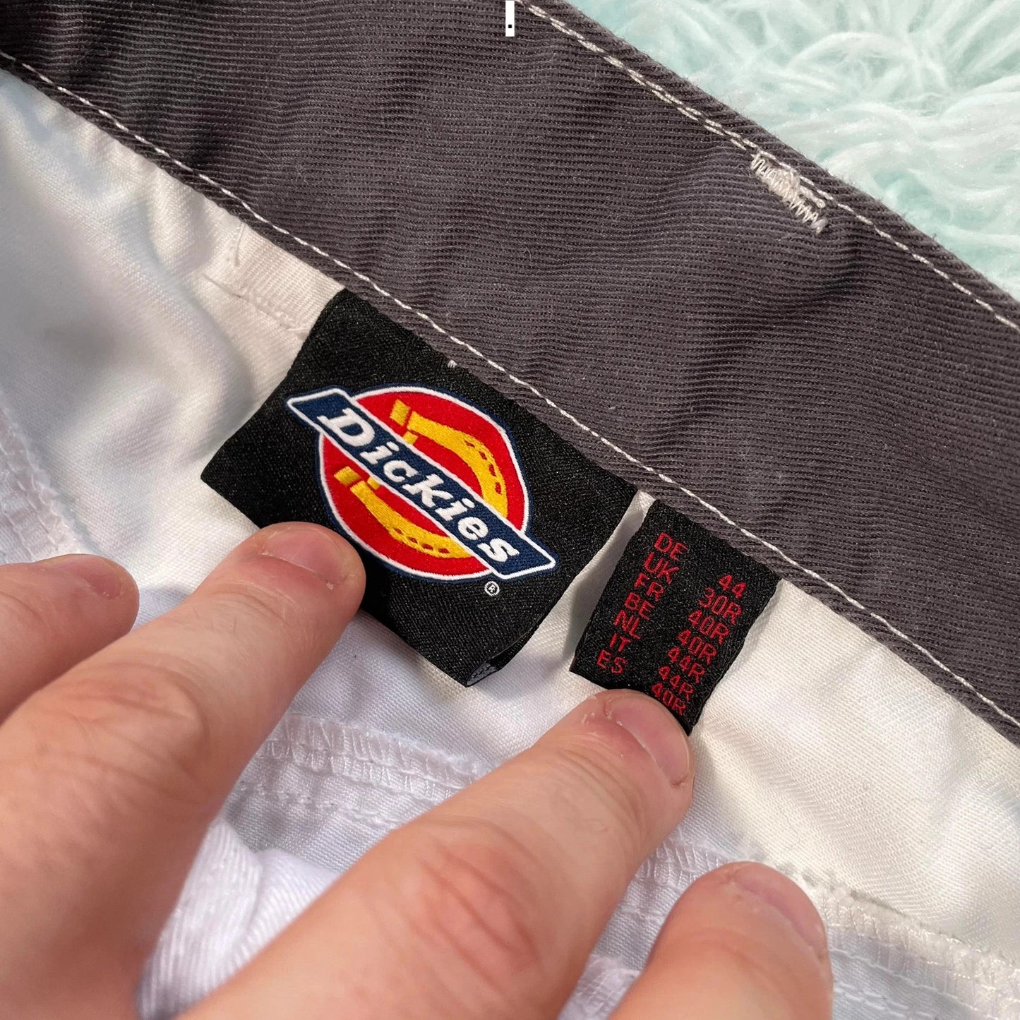 Black & White Dickies Workwear Trousers - 30W
