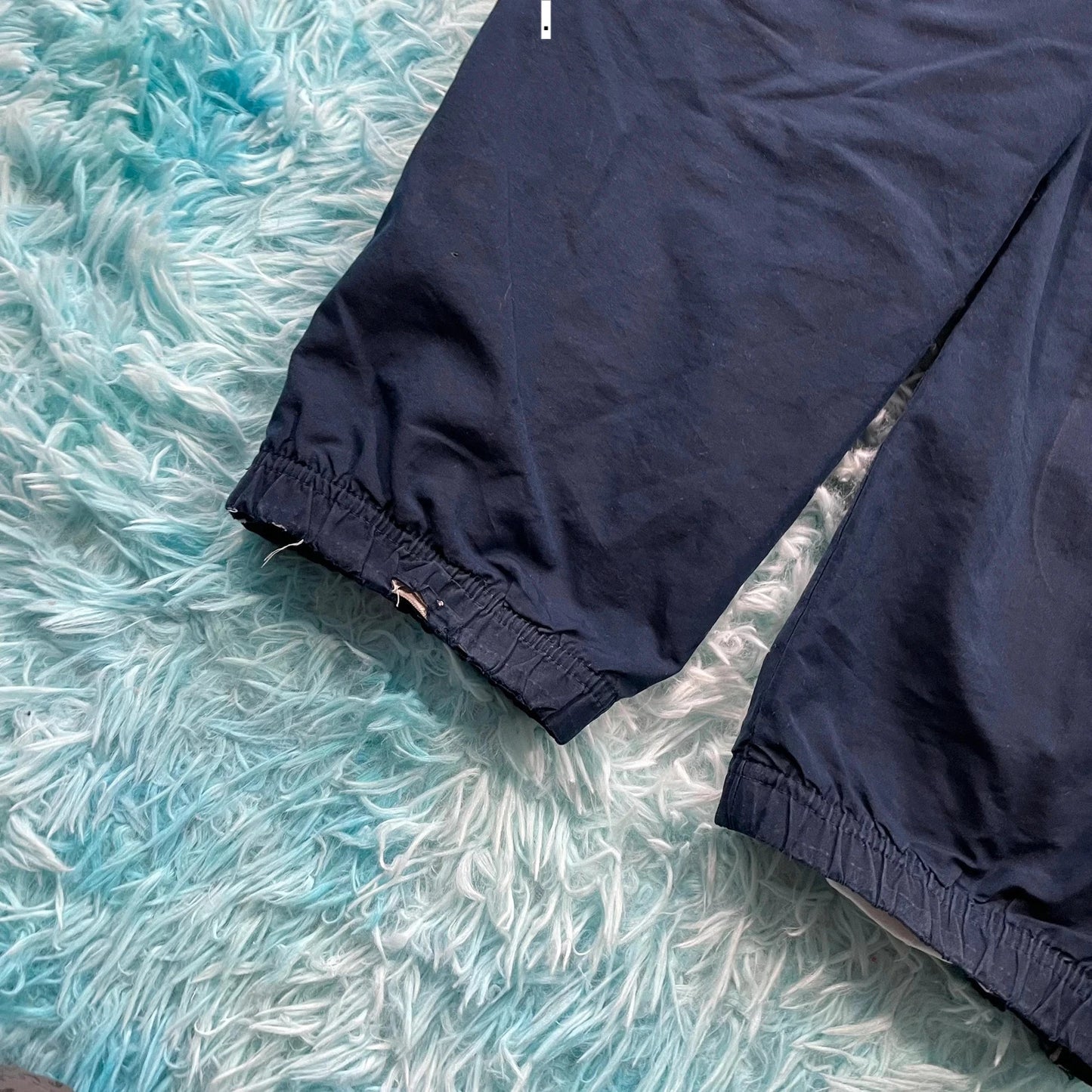 Vintage 00s Navy Nike Tracksuit Bottoms - Medium