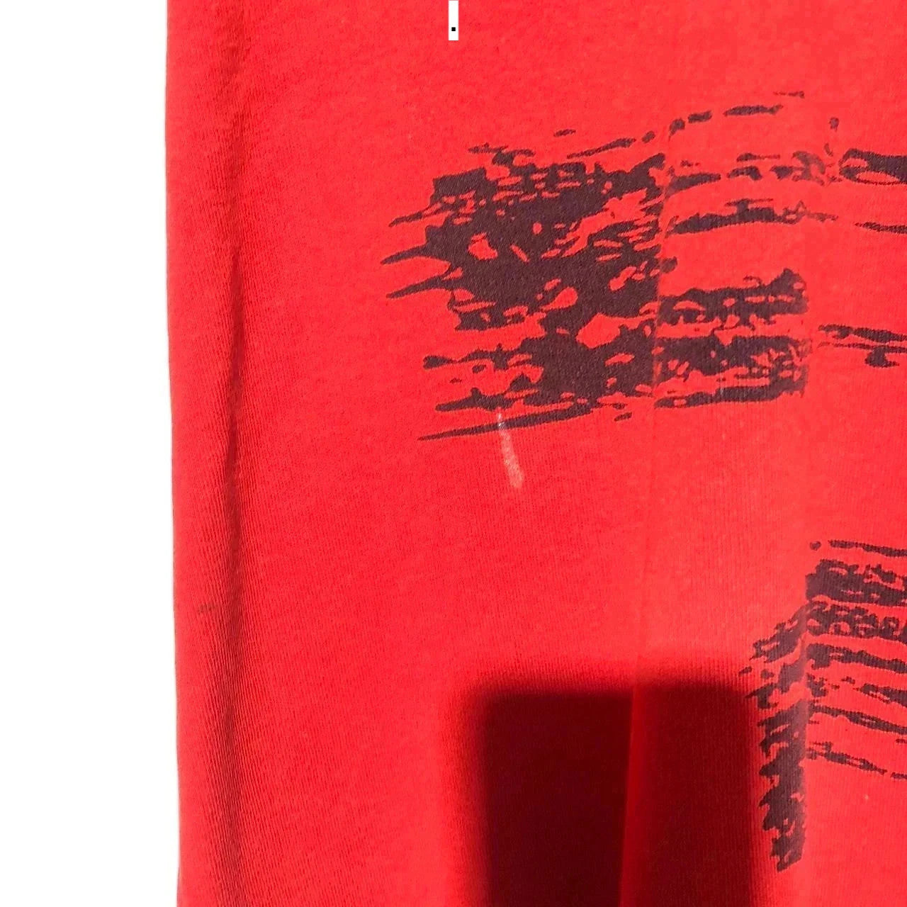 Vintage 90s Red Patterned Diesel T Shirt - Large