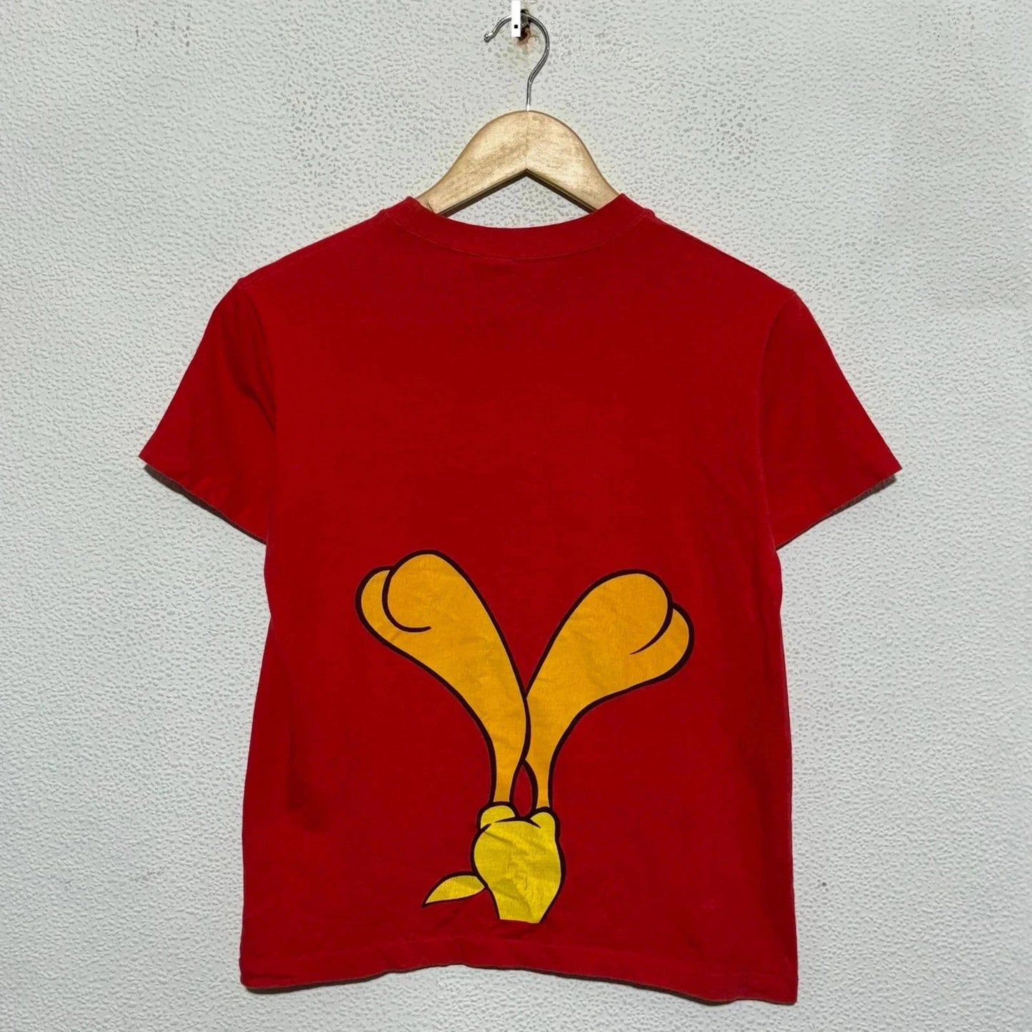 Vintage 90s Red looney Toons Baby Tee T Shirt - Small