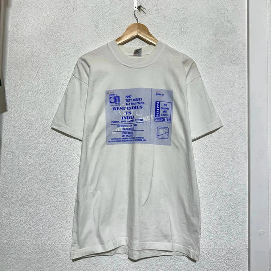 Vintage 1997 England Cricket T Shirt - Large