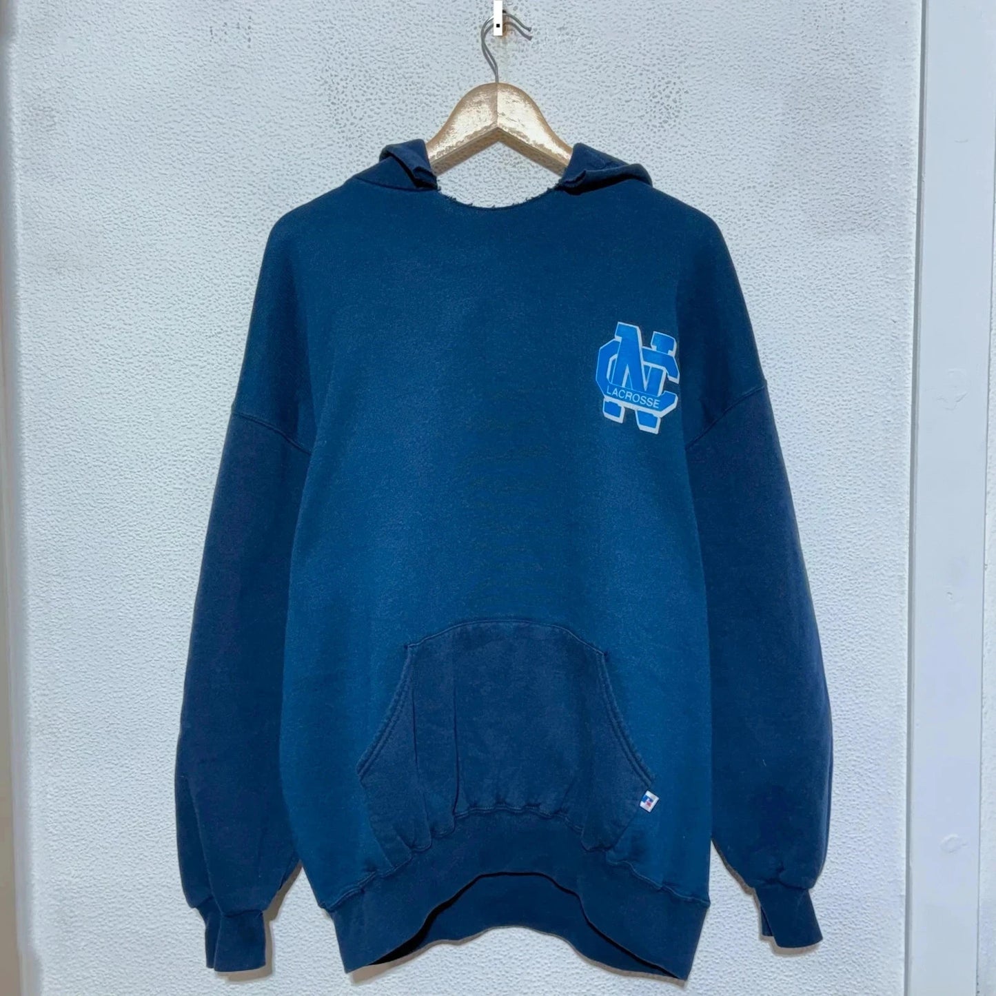 Vintage 00s Navy Carolina Lacrosse Hoodie - XXL