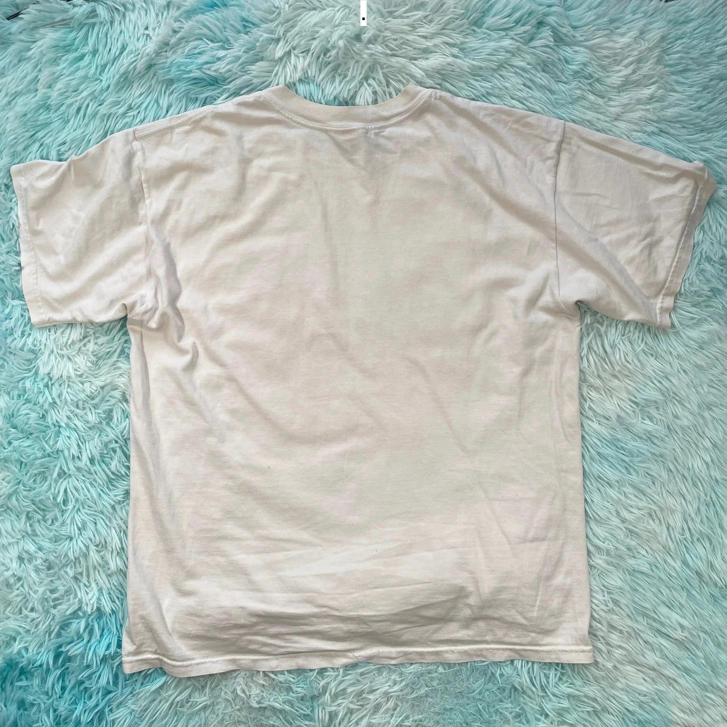 Vintage 90s White Skiing Graphic T Shirt - Large