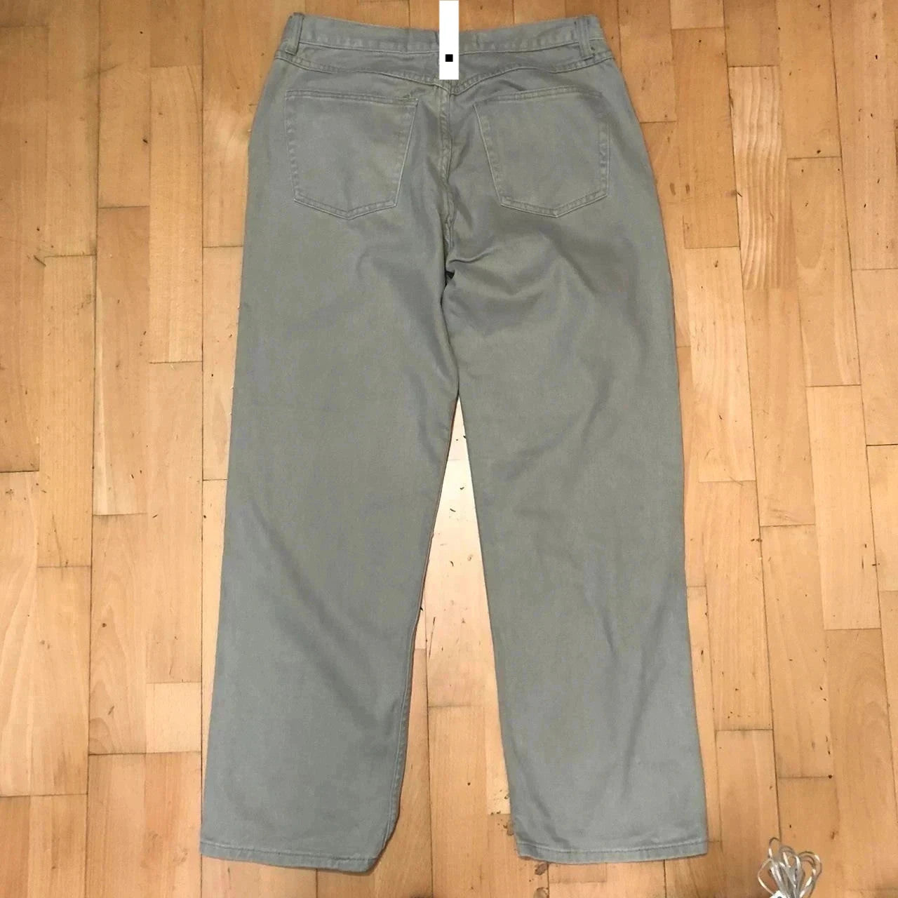 Vintage 00s Grey Baggy Trousers Pants - 36W 31L