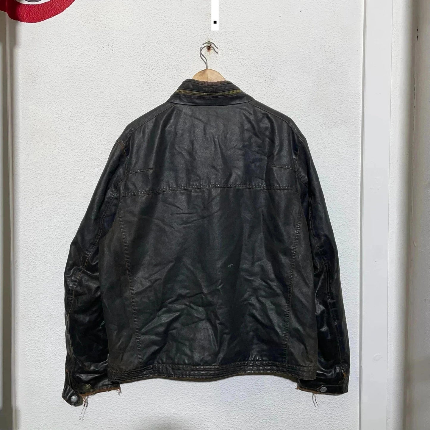 Vintage Brown Leather Jacket North Coast - XL