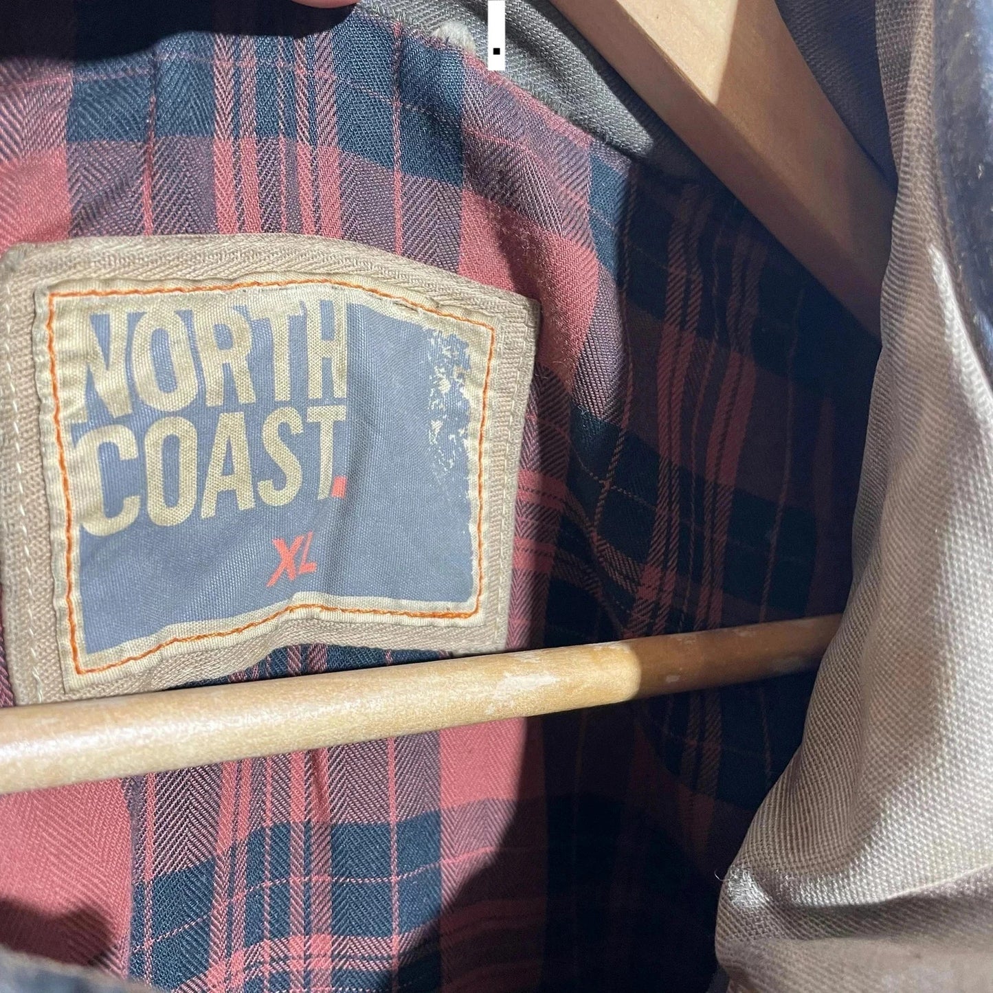 Vintage Brown Leather Jacket North Coast - XL