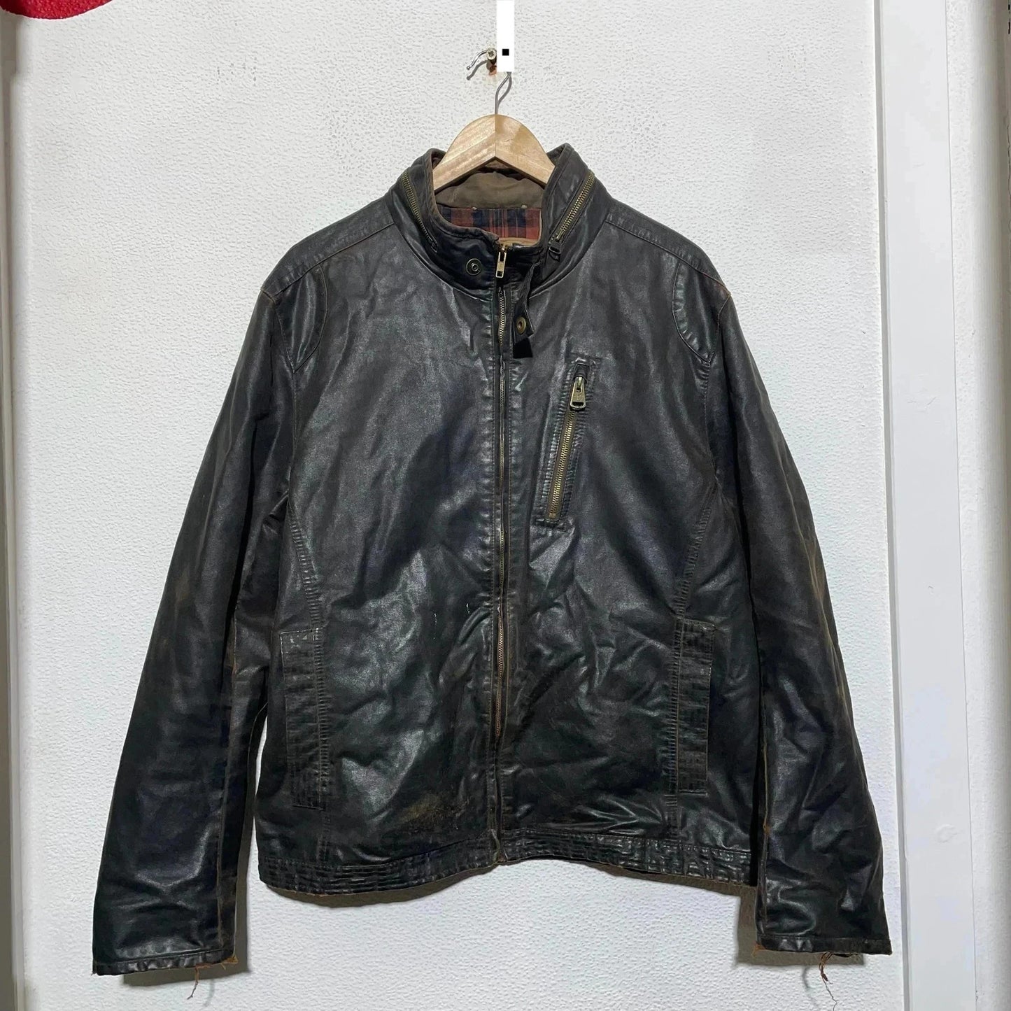 Vintage Brown Leather Jacket North Coast - XL