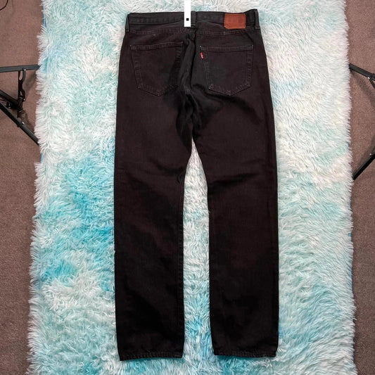 Black Levi’s 501 Jeans Straight Leg - 34W 34L