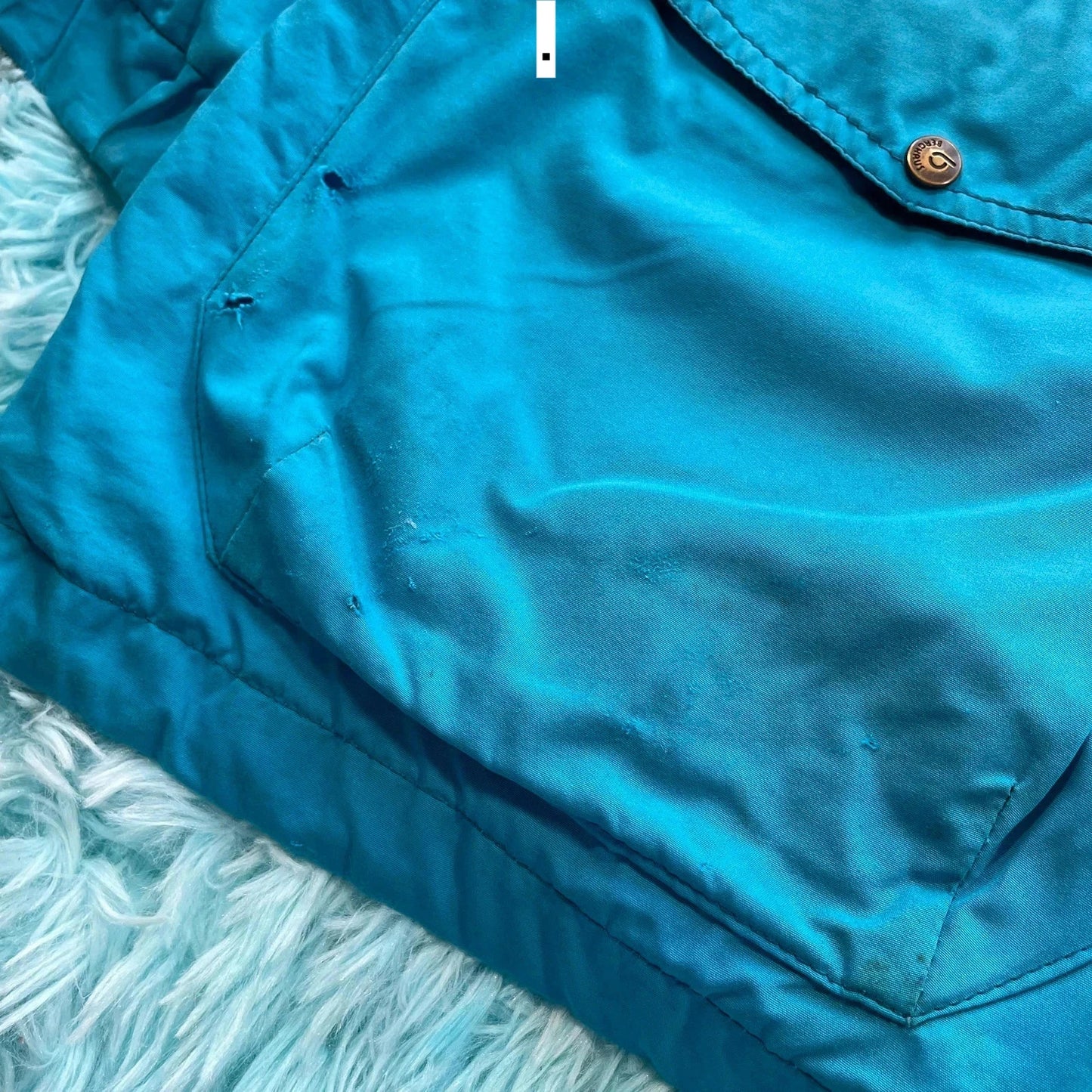 Vintage 90s Blue Berghaus Coat Jacket - Large