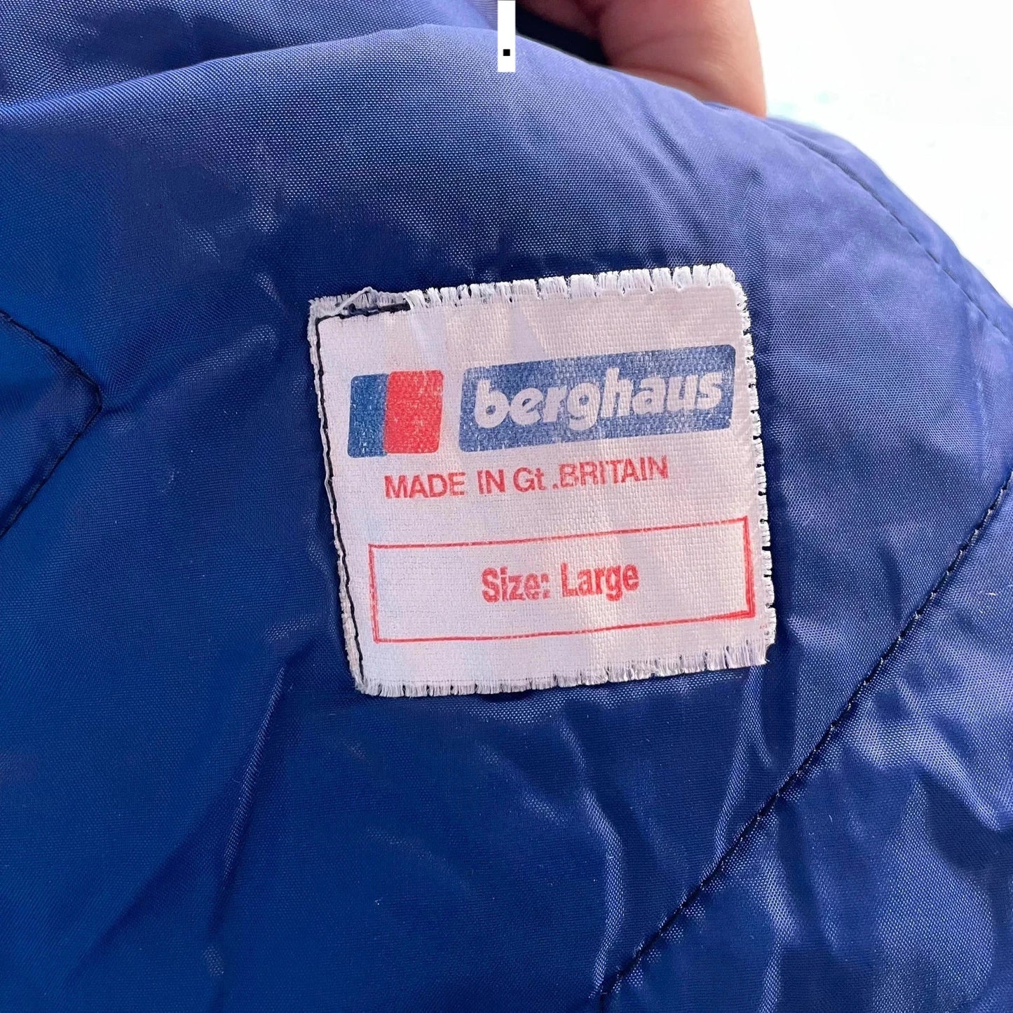 Vintage 90s Blue Berghaus Coat Jacket - Large