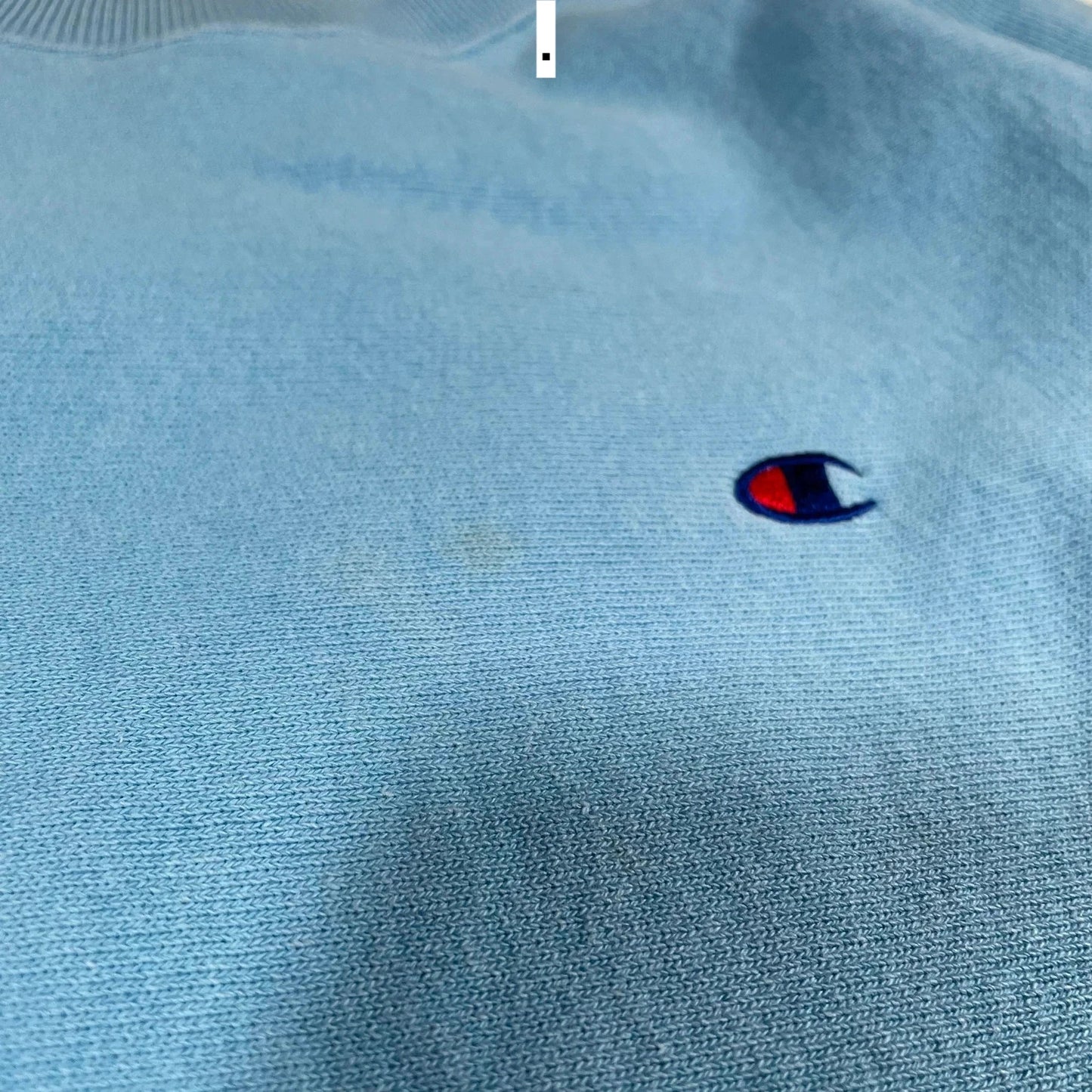 Baby Blue Champion Reverse Weave Sweatshirt - Large