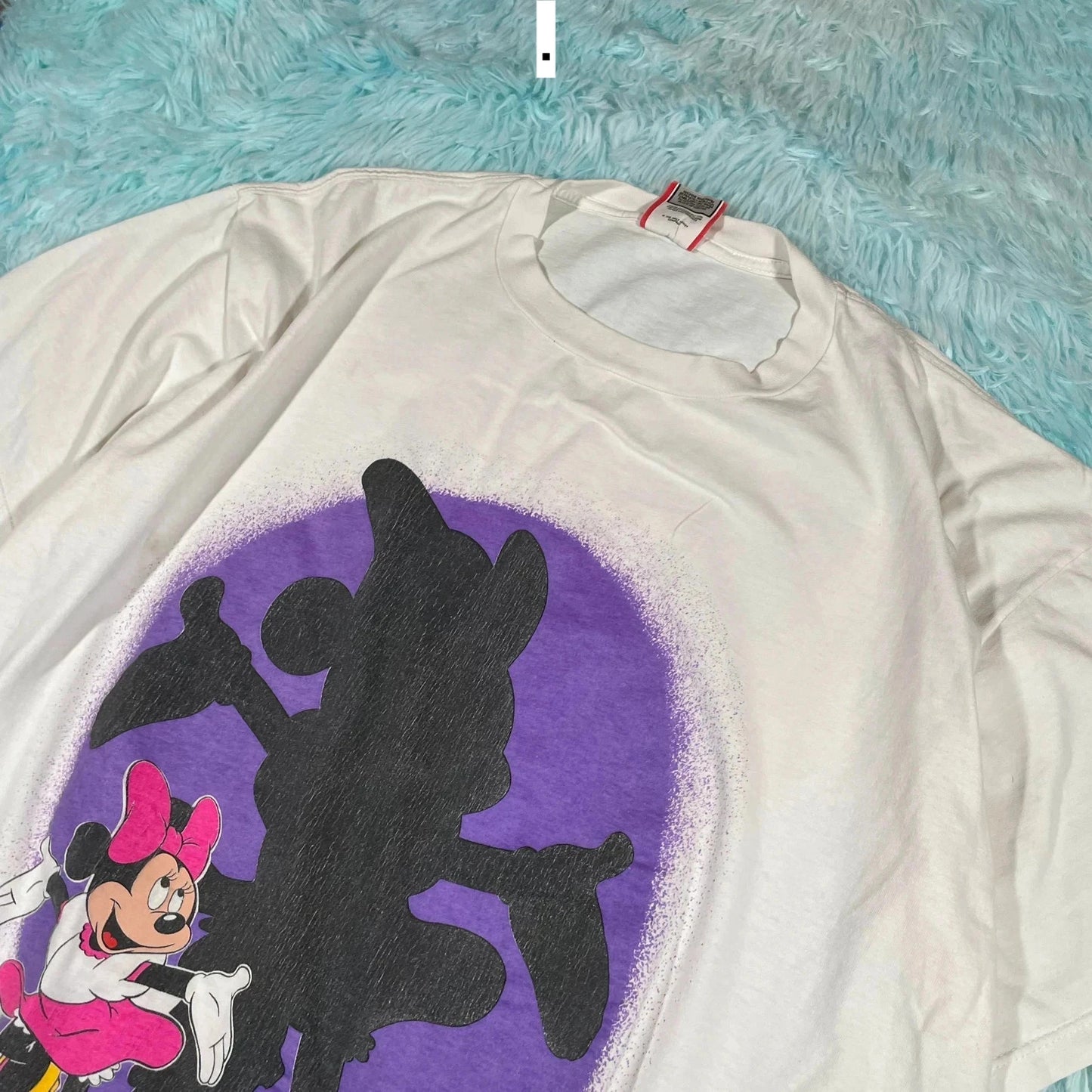 Vintage 90s White Disney Graphic T Shirt Minnie Mouse - XL