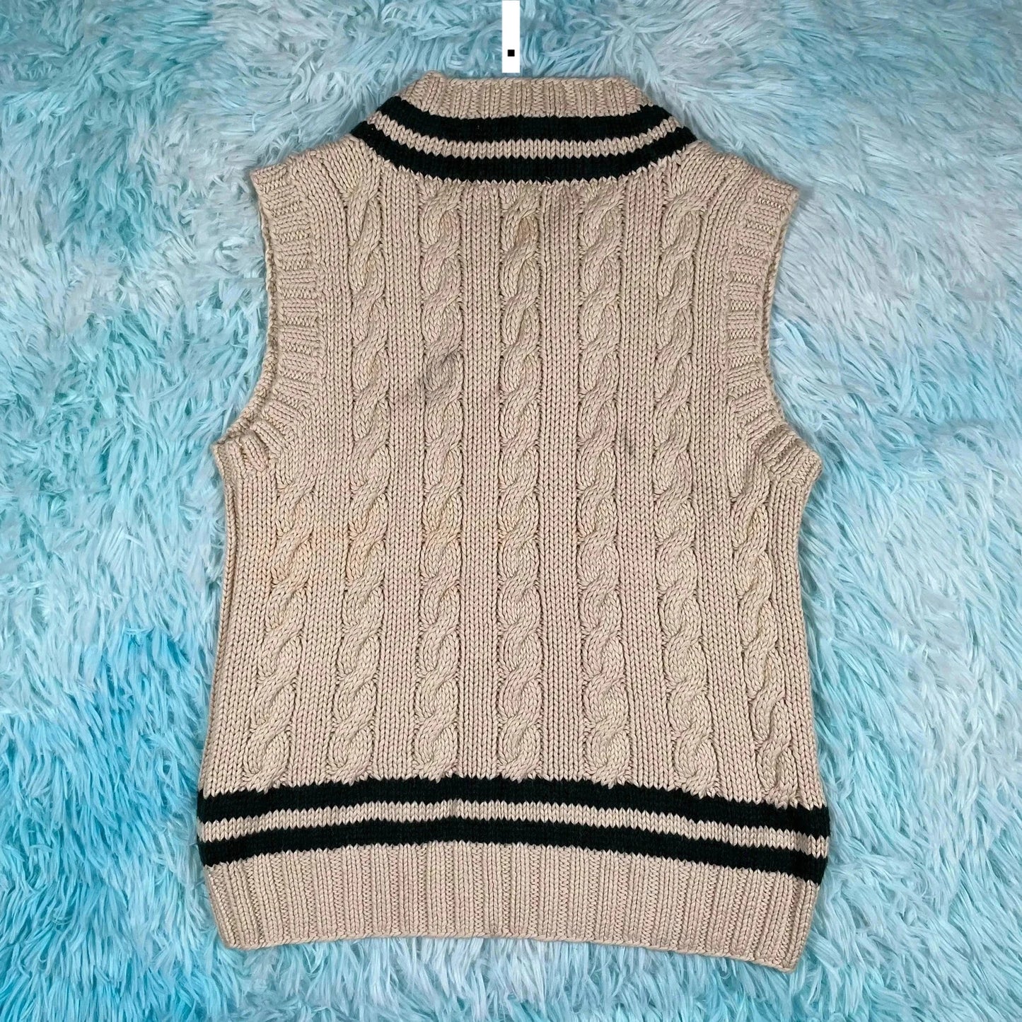 Vintage 90s Polo Ralph Lauren Wimbledon Knitted Vest - Medium