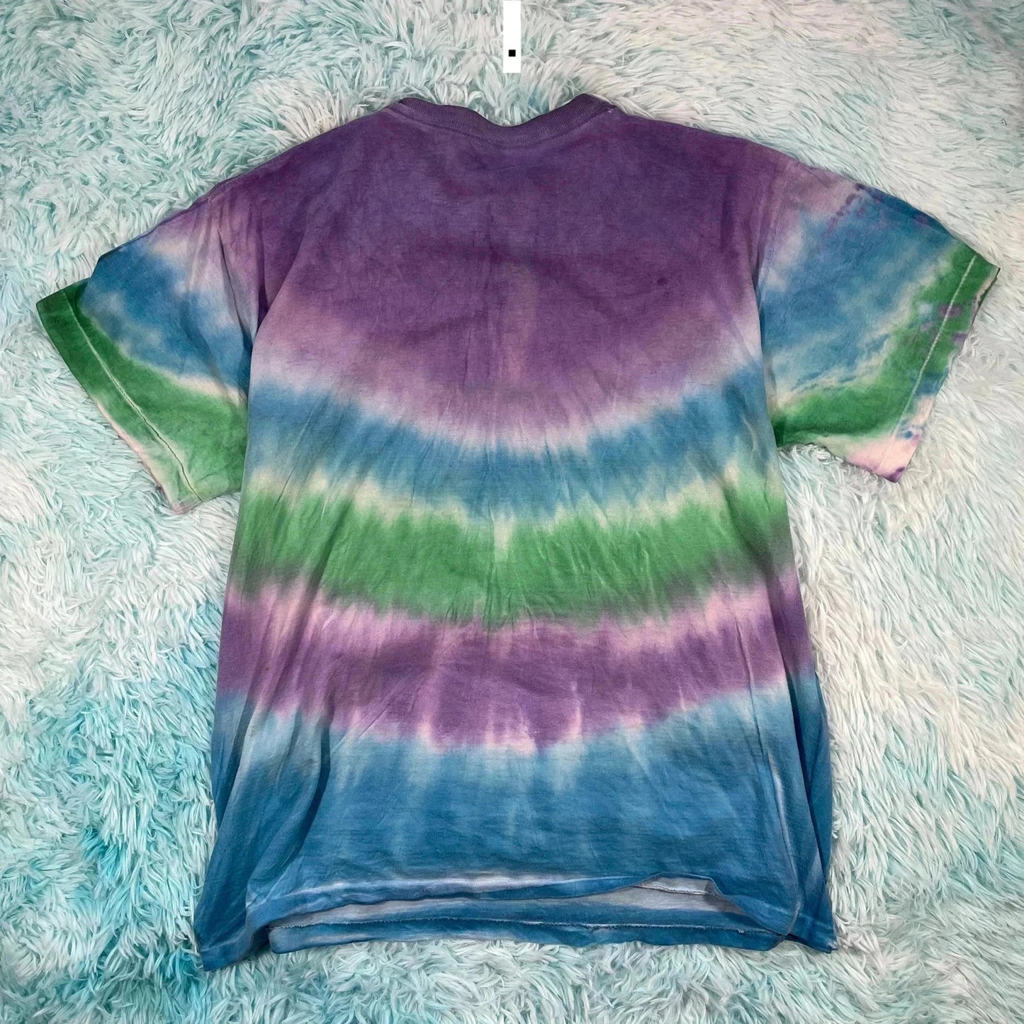 Vintage 90s Purple Looney Tunes Tie Dye Basketball Graphic T Shirt - XL