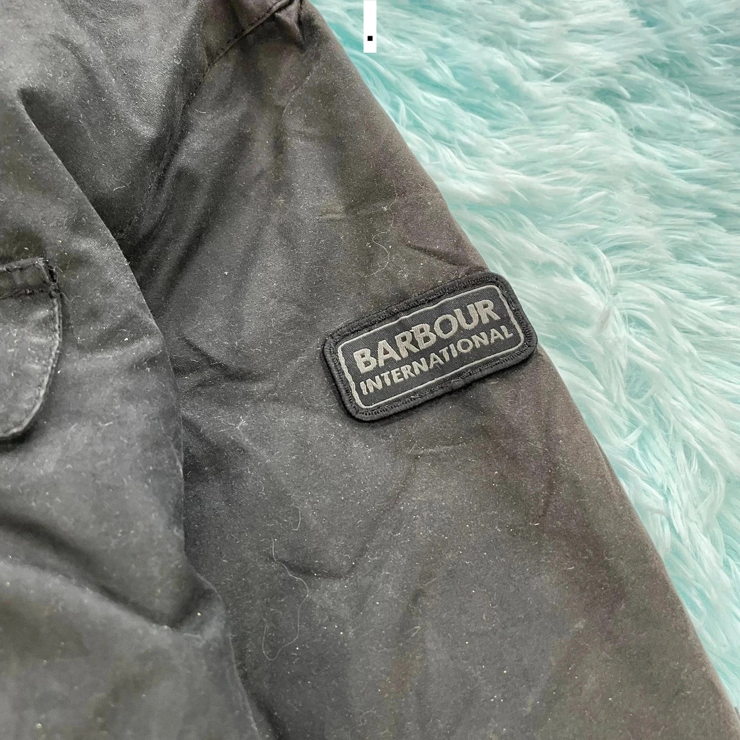 Black Barbour Motorcycle Biker Jacket - XL