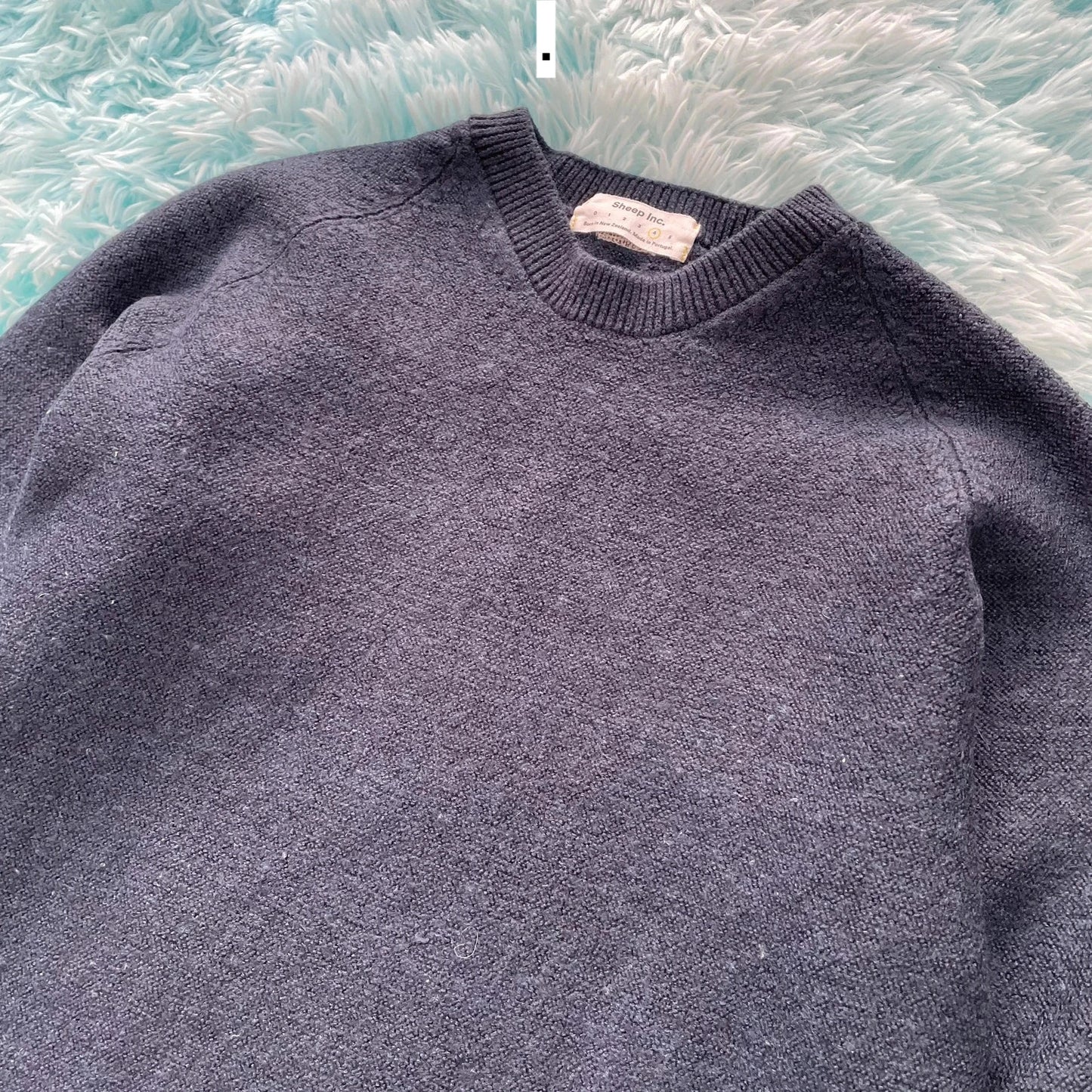Navy Sheep Inc Knitted Jumper - Large
