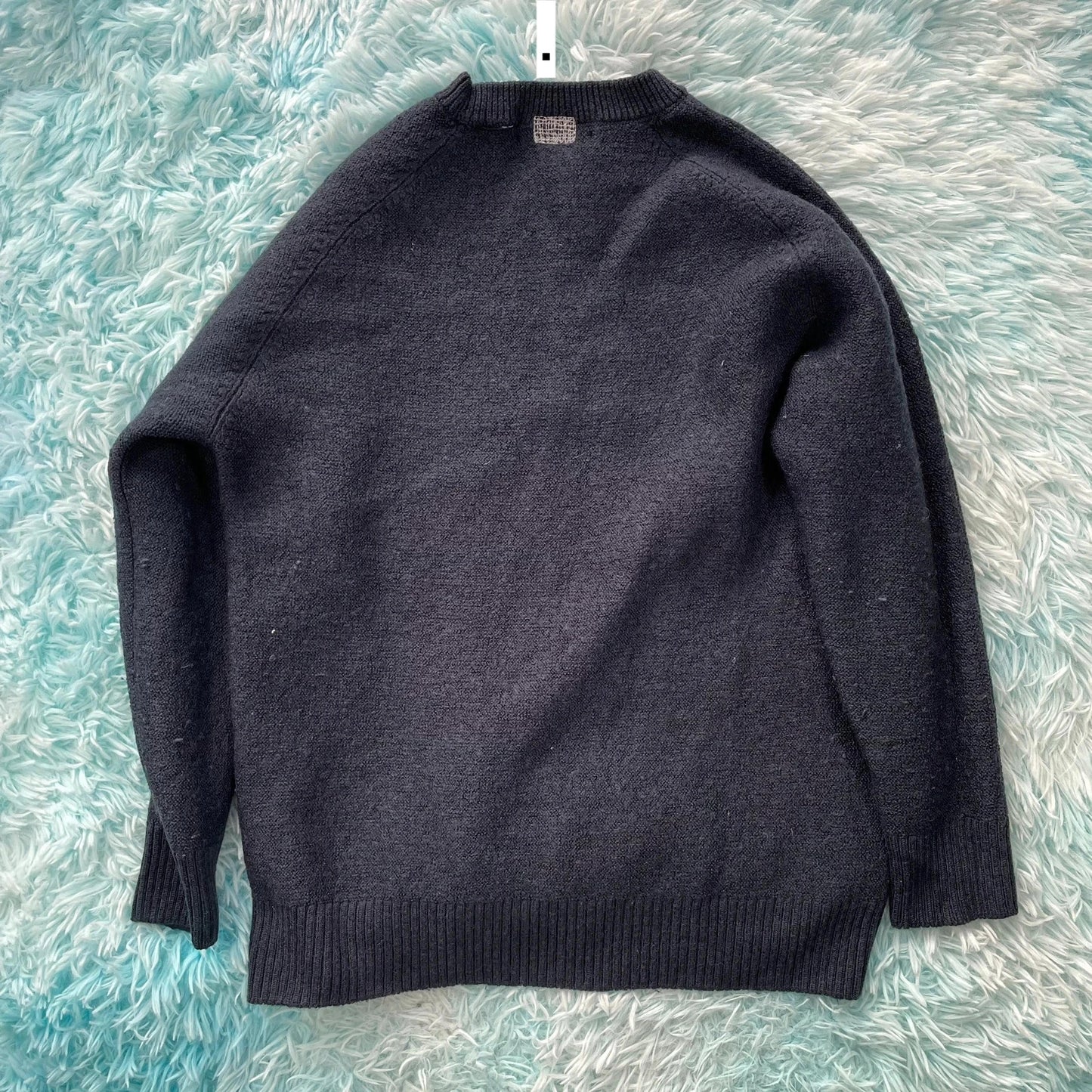 Navy Sheep Inc Knitted Jumper - Large